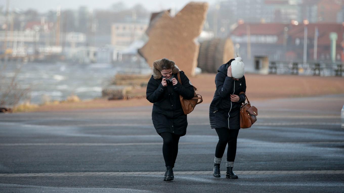 På fredagen kan det bli storm igen i Västsverige, som här i Göteborg under ett tidigare oväder. Foto: Adam Ihse/TT