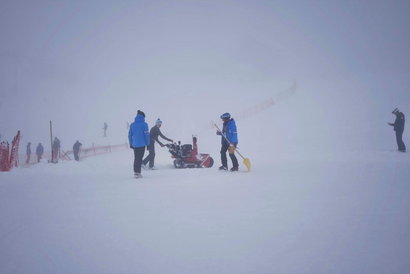 Det har snöat kraftigt i Val di Fassa. Foto: Marco Trovati/AP/TT