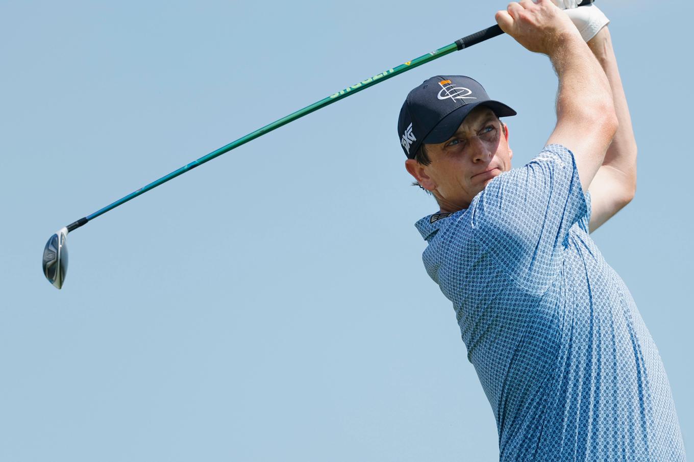 Henrik Norlander rasade från tredje till nionde plats efter andra rundan i PGA-tourtävlingen i Mexiko. Arkivbild. Foto: Bruce Kluckhohn/AP/TT