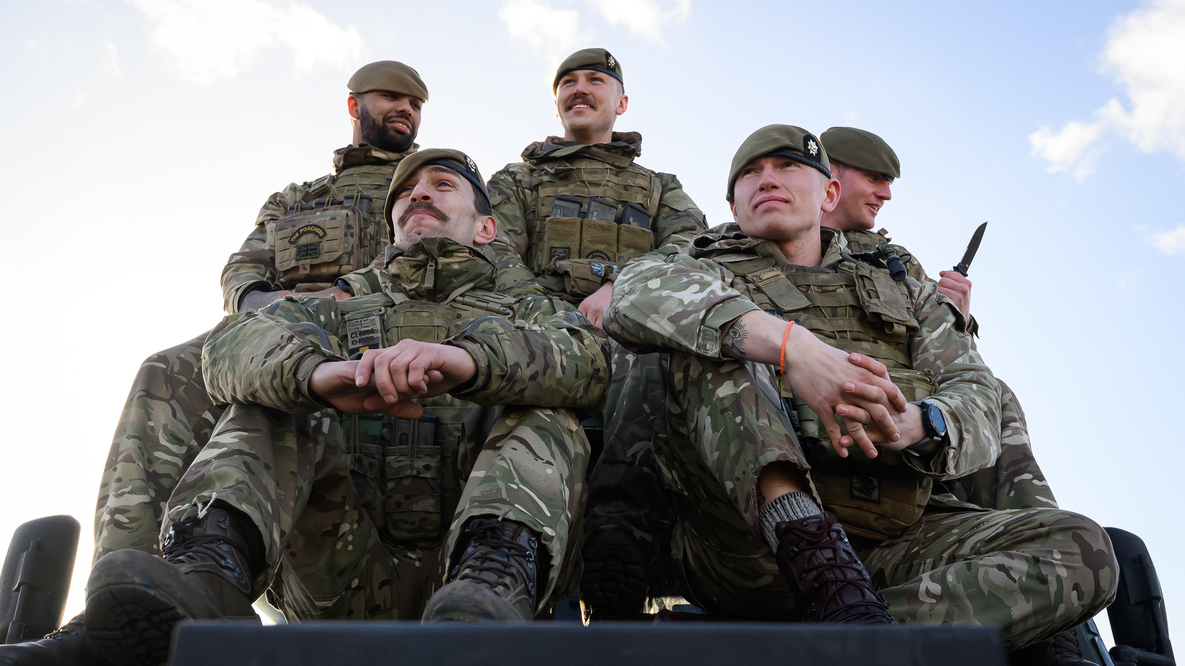 Den brittiska militären har svårt att locka nya rekryter. Opinionsundersökningar visar att den yngre generationen inte har någon vilja att strida för sitt land. Foto: Leon Neal/Getty Images