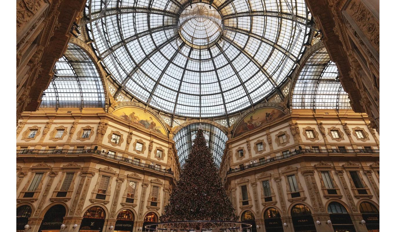 Shoppinggallerian La Galleria Vittorio Emanuele II i Milano. Foto: Shutterstock