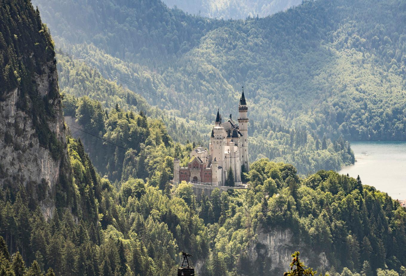 Mordet inträffade vid det berömda slottet Neuschwanstein i fjol. Arkivbild. Foto: Frank Rumpenhorst/AP/TT