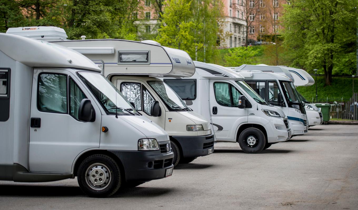 Husbilsägare kan komma att få skattelättnader. Arkivbild. Foto: Nora Lorek/TT