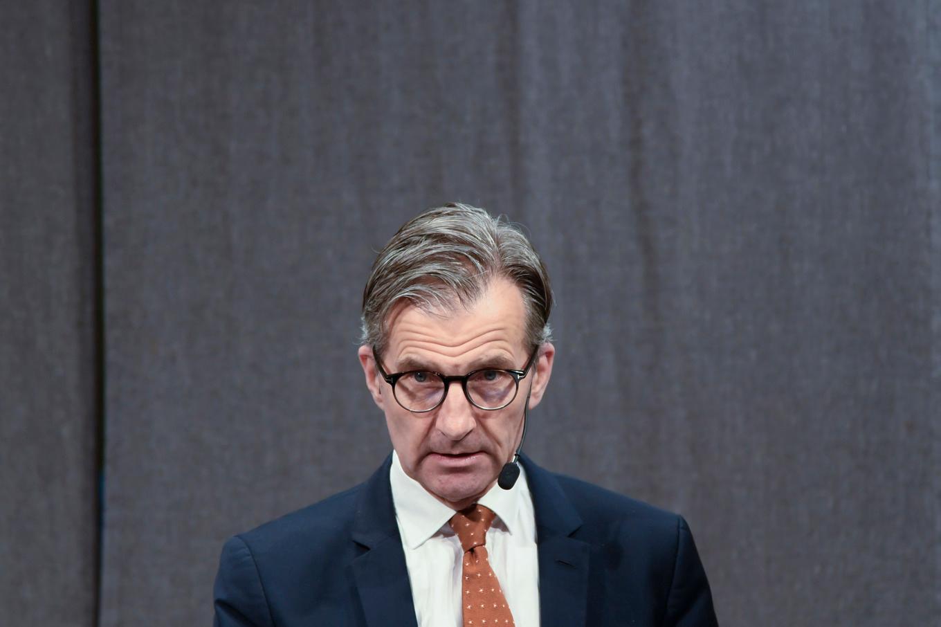 Riksbankschef Erik Thedéen håller ett öga på inflationsförväntningarna. Foto: Henrik Gustafsson Nicander/TT