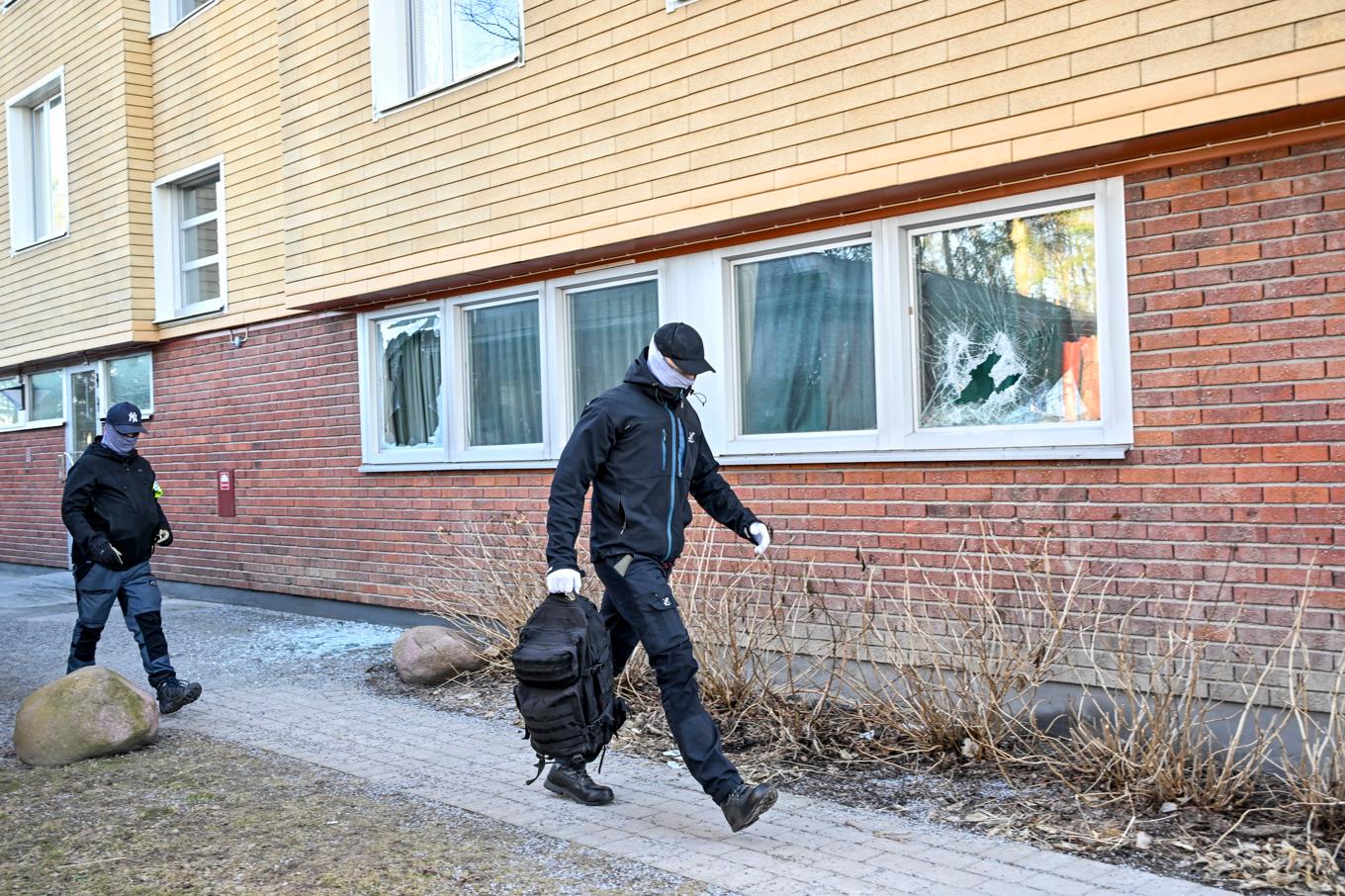 Fyra personer greps i Tyresö förra veckan efter ett tillslag av Säpo. Arkivbild. Foto: Anders Wiklund/TT
