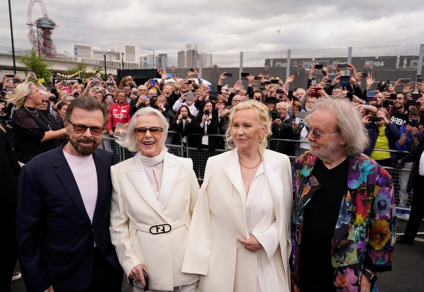 Abbamedlemmarna samlade i London 2022. Arkivbild. Foto: Alberto Pezzali/AP/TT