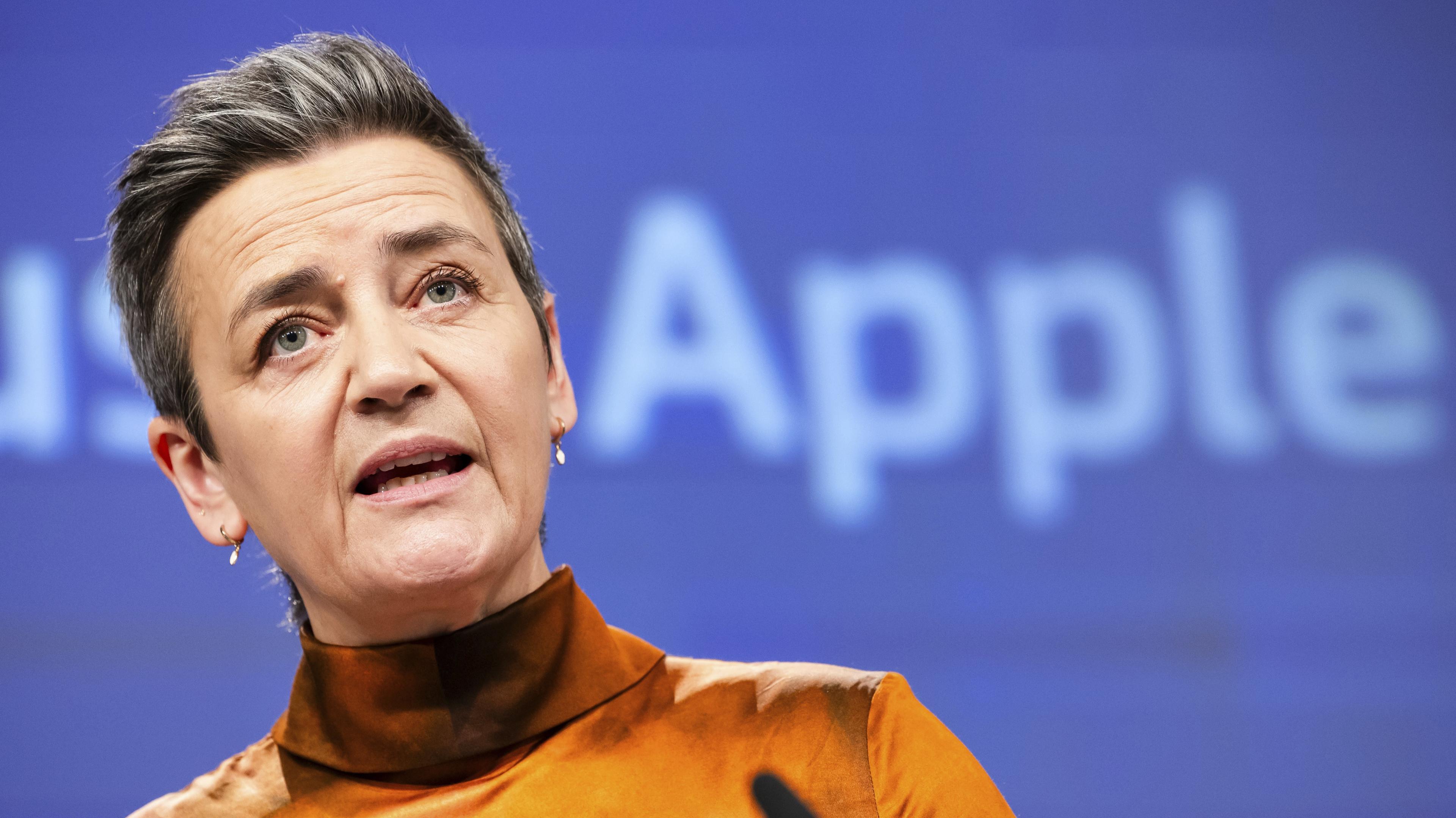 EU:s konkurrenskommissionär Margrethe Vestager. Arkivbild. Foto: Geert Vanden Wijngaert/AP/TT