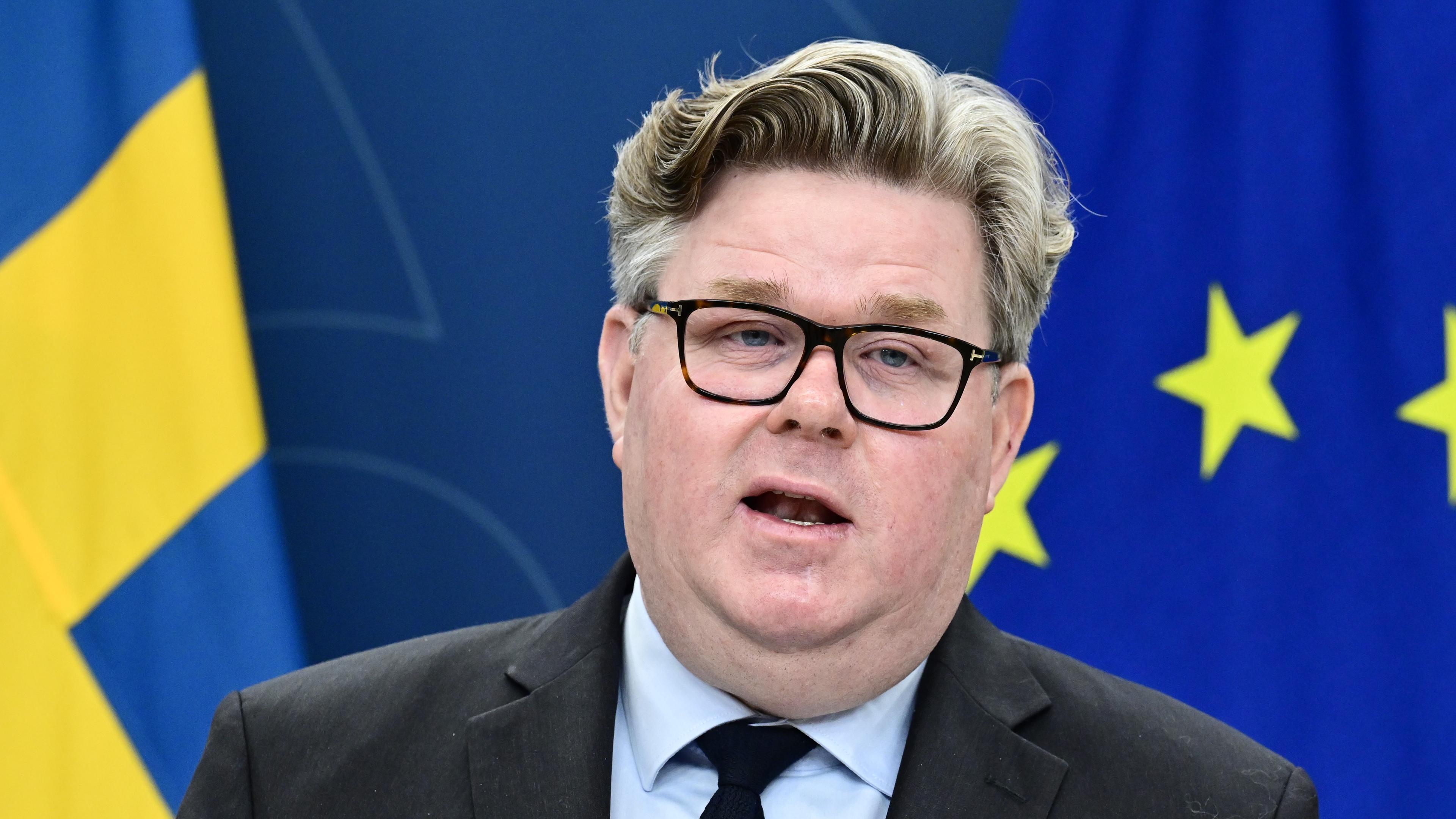 Justitieminister Gunnar Strömmer (M). Arkivbild. Foto: Jonas Ekströmer/TT