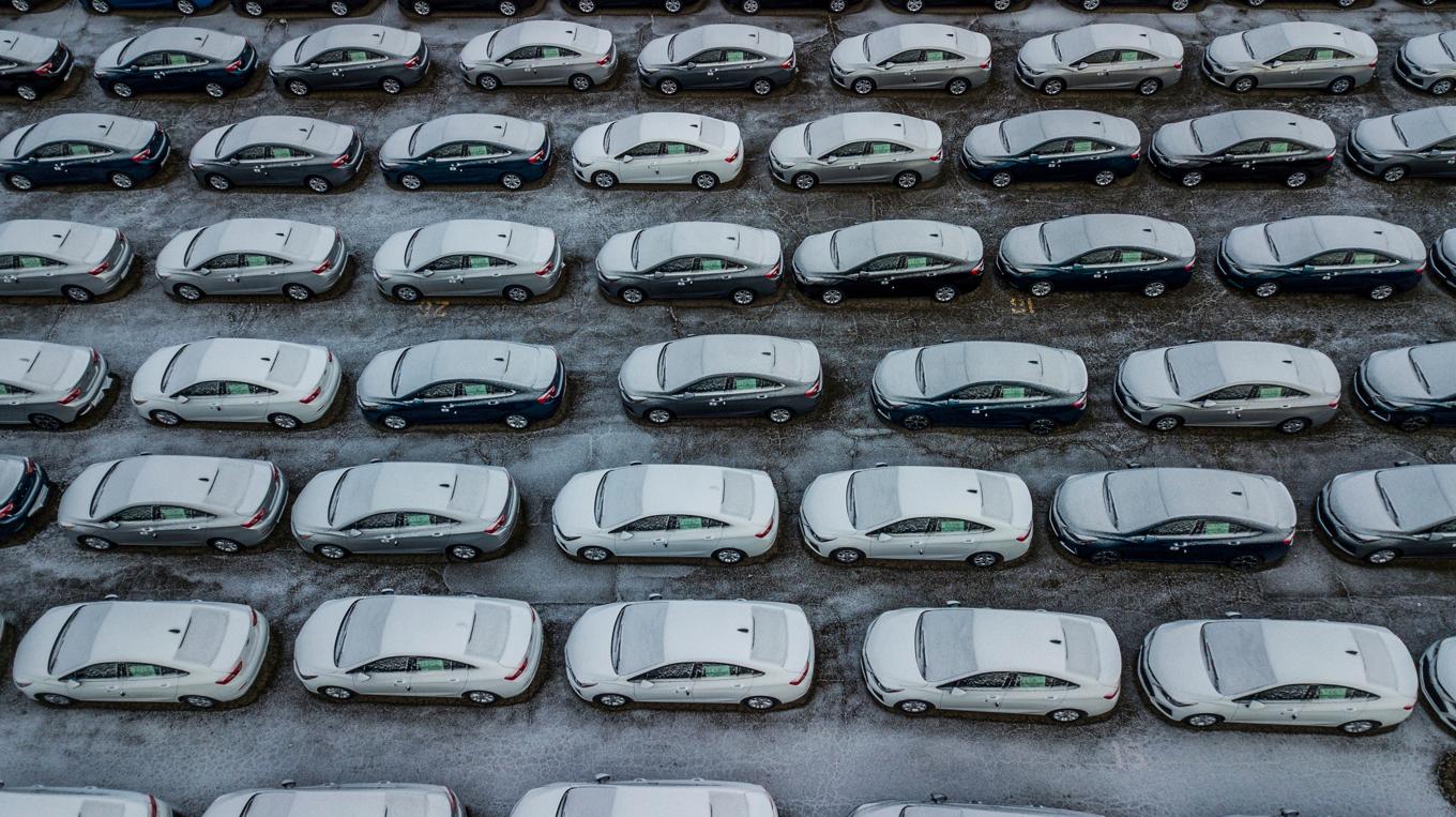 BNP-utvecklingen i USA i slutet av 2024 var starkare än en preliminär beräkning visade. Arkivbild Foto: Andrew Rush AP/TT