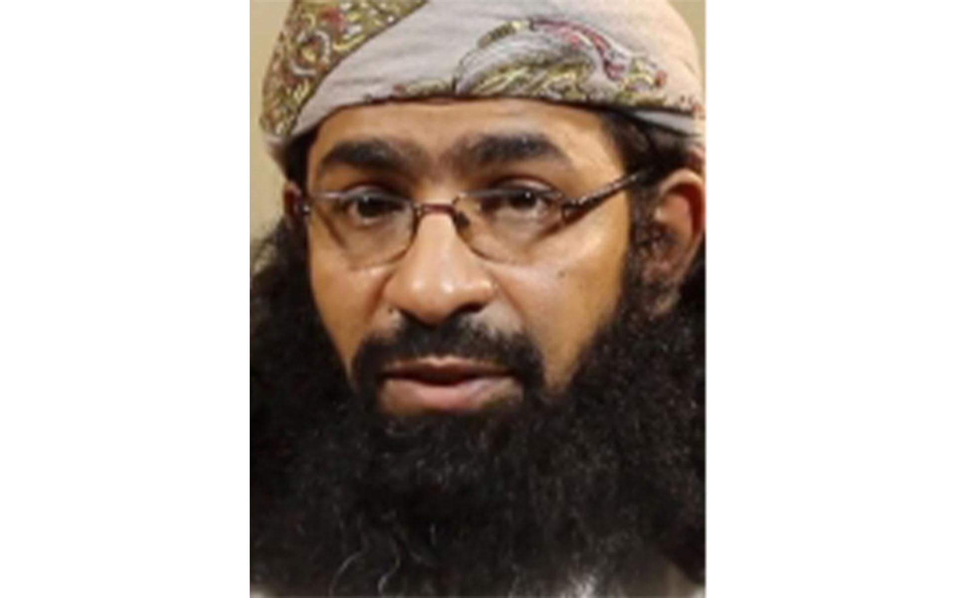 Khalid Batarfi, ledare för terrororganisationen al-Qaida på Arabiska halvön (Aqap), har dött, enligt uppgifter i medier. Foto: Rewards For Justice/USA:s utrikesdepartement