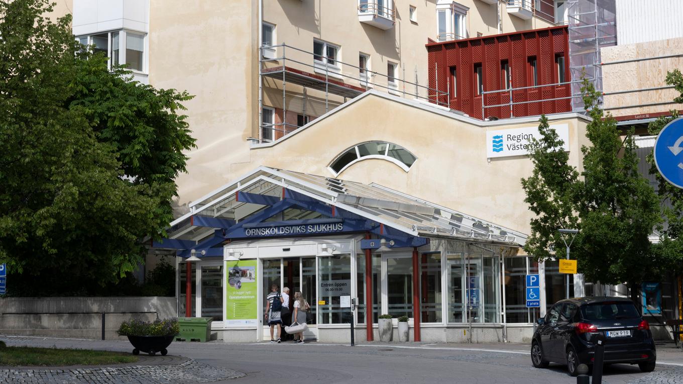 Region Västernorrland har gjort en anmälan enligt lex Maria efter att en patient som utvecklat koldioxidförgiftning avled på sjukhuset i Örnsköldsvik. Arkivbild. Foto: Fredrik Sandberg/TT