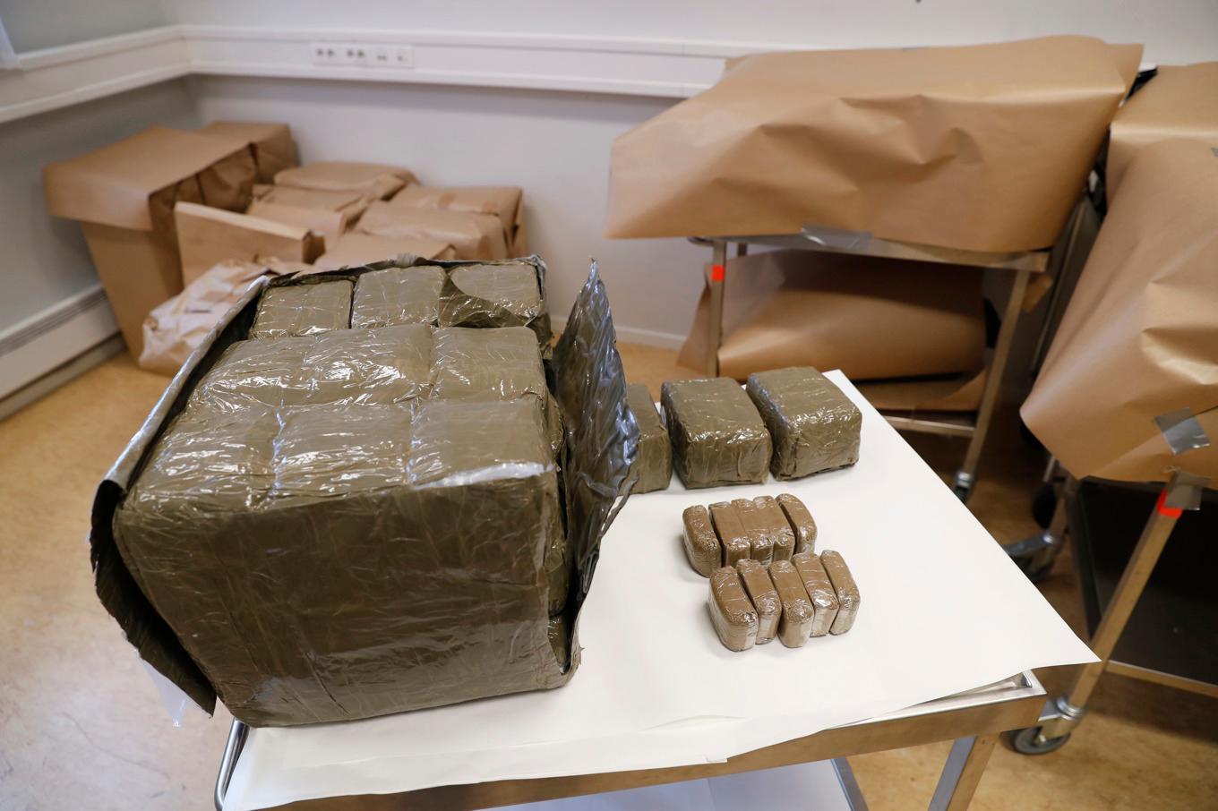 Beslagtagen cannabis i Norge. Arkivbild. Foto: Cornelius Poppe/NTB/TT