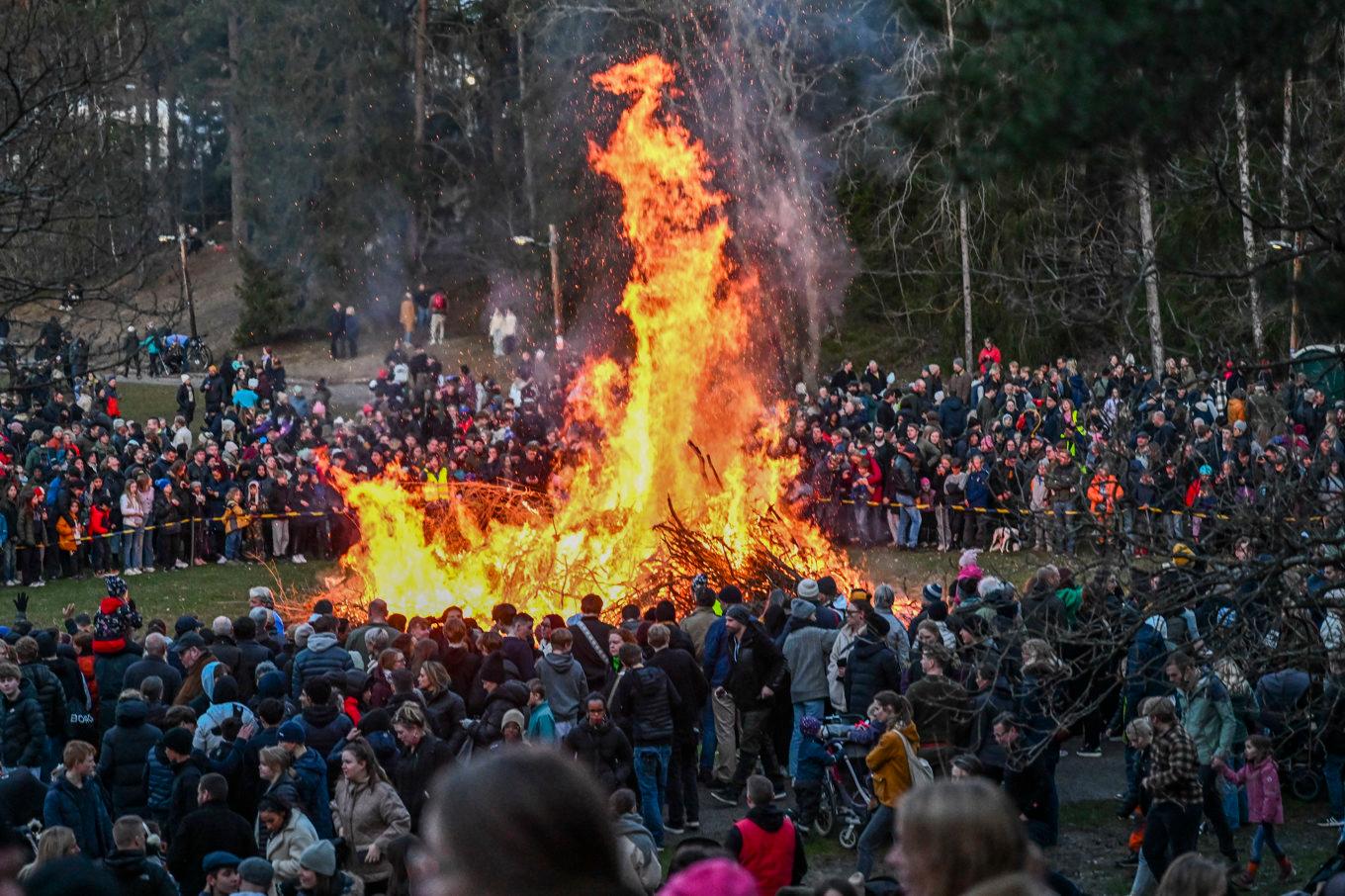 Kylan håller i sig ett tag till. Men lagom till valborgsmässoafton drar mildare luft in i söder. Foto: Jonas Ekströmer/TT