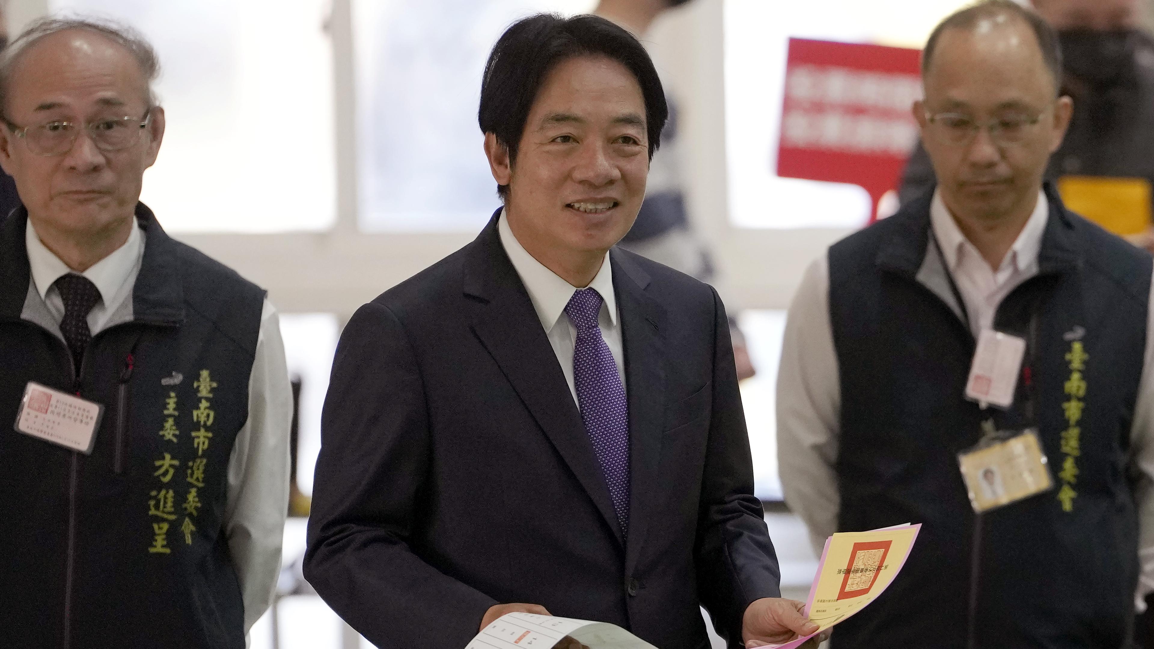 Lai Ching-Te, tillträdande president i Taiwan. Arkivbild. Foto: Ng Han Guan/AP/TT