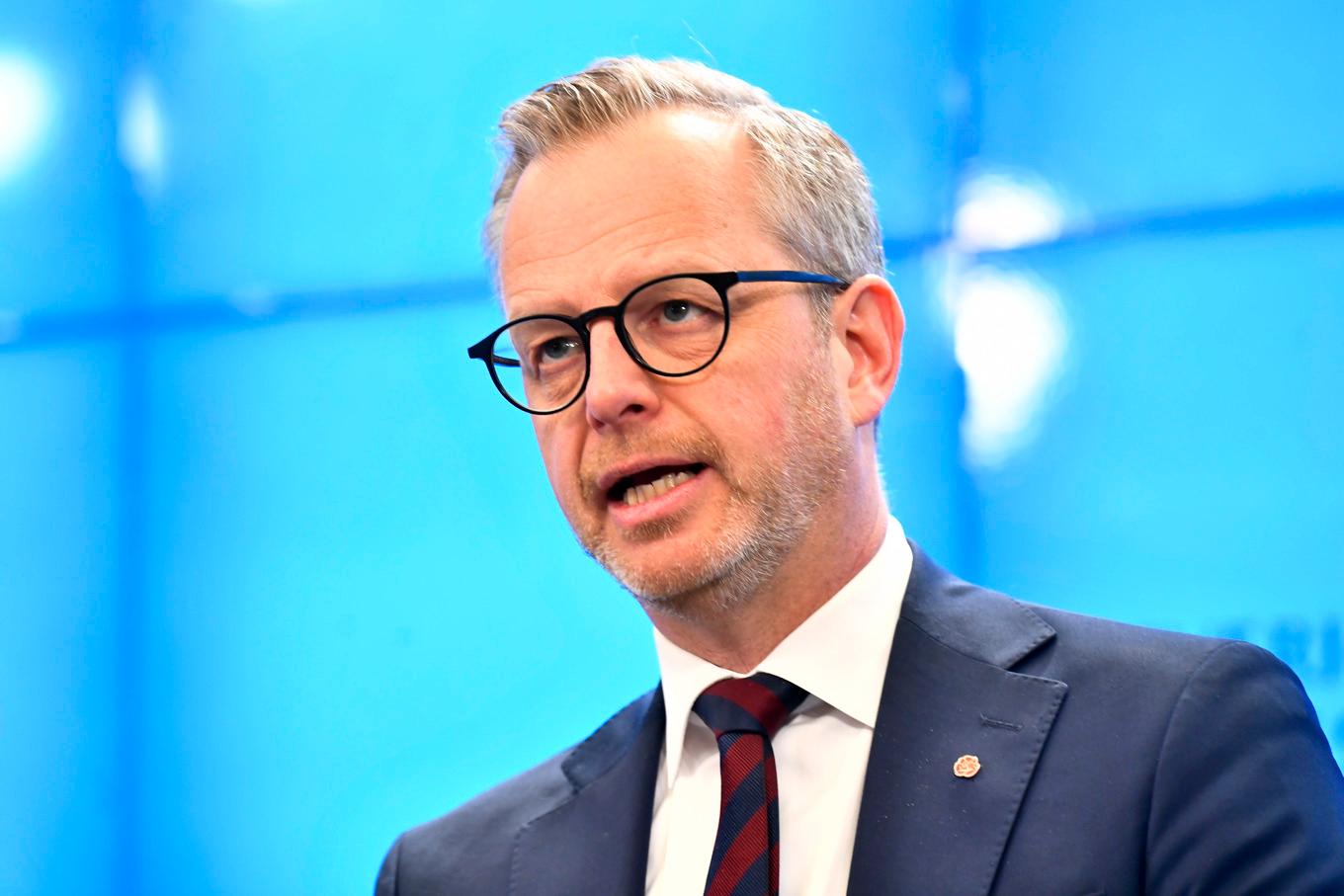 Mikael Damberg (S) på måndagen. Foto: Samuel Steén/TT