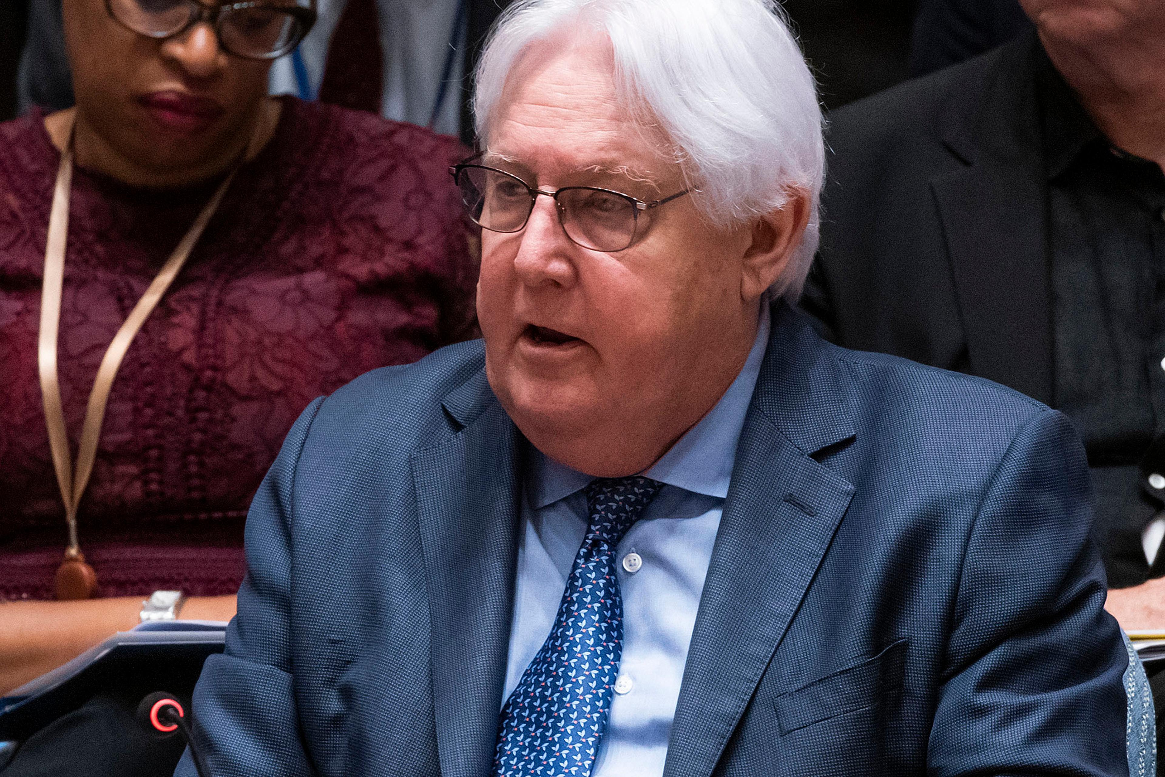 Martin Griffiths. Arkivbild. Foto: Eduardo Munoz Alvarez/AP/TT