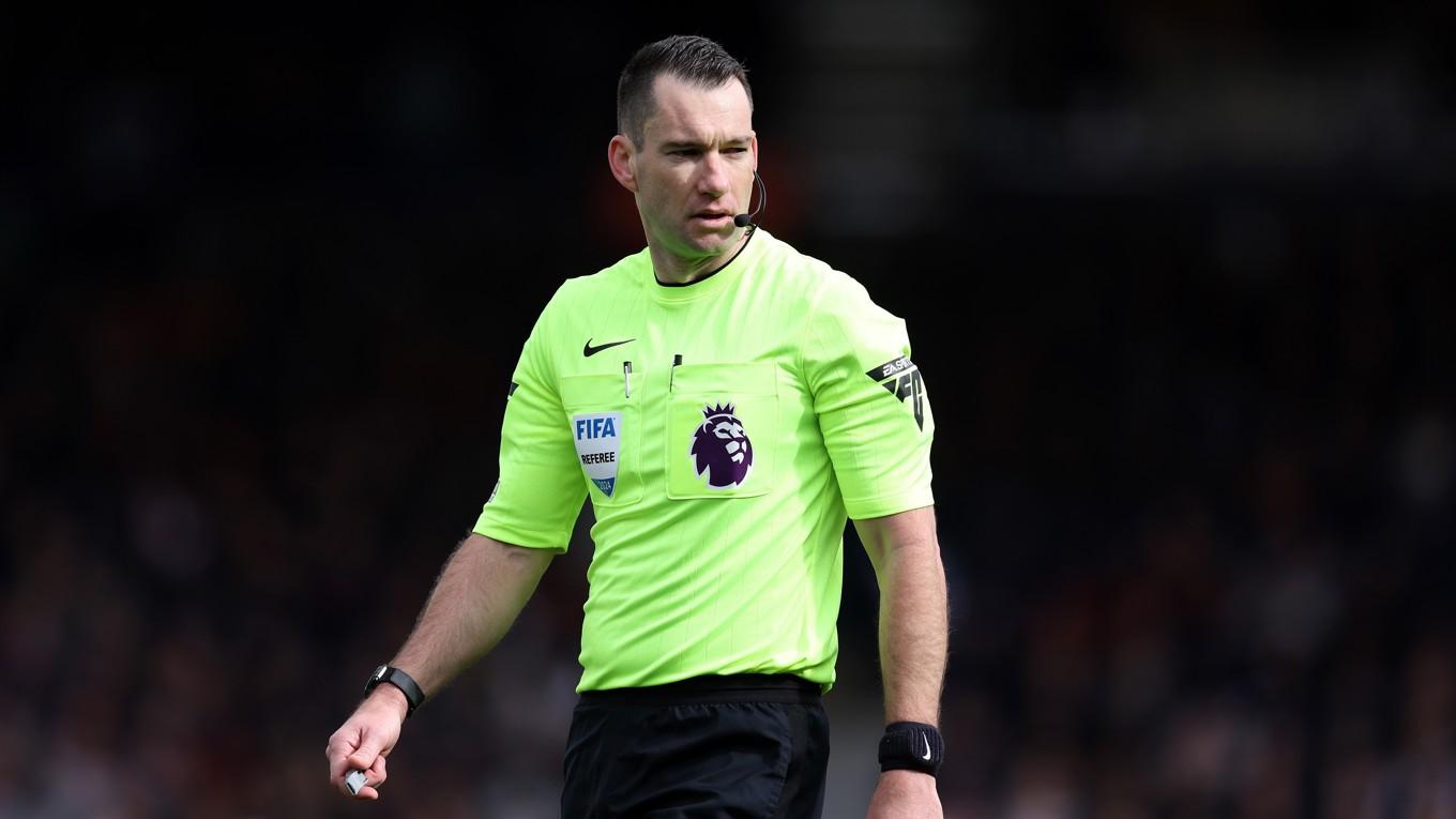 Premier League-domaren Jarred Gillet kommer att bara en kroppskamera i måndagskvällens match mellan Crystal Palace och Manchester United. Foto: Richard Heathcote/Getty Images