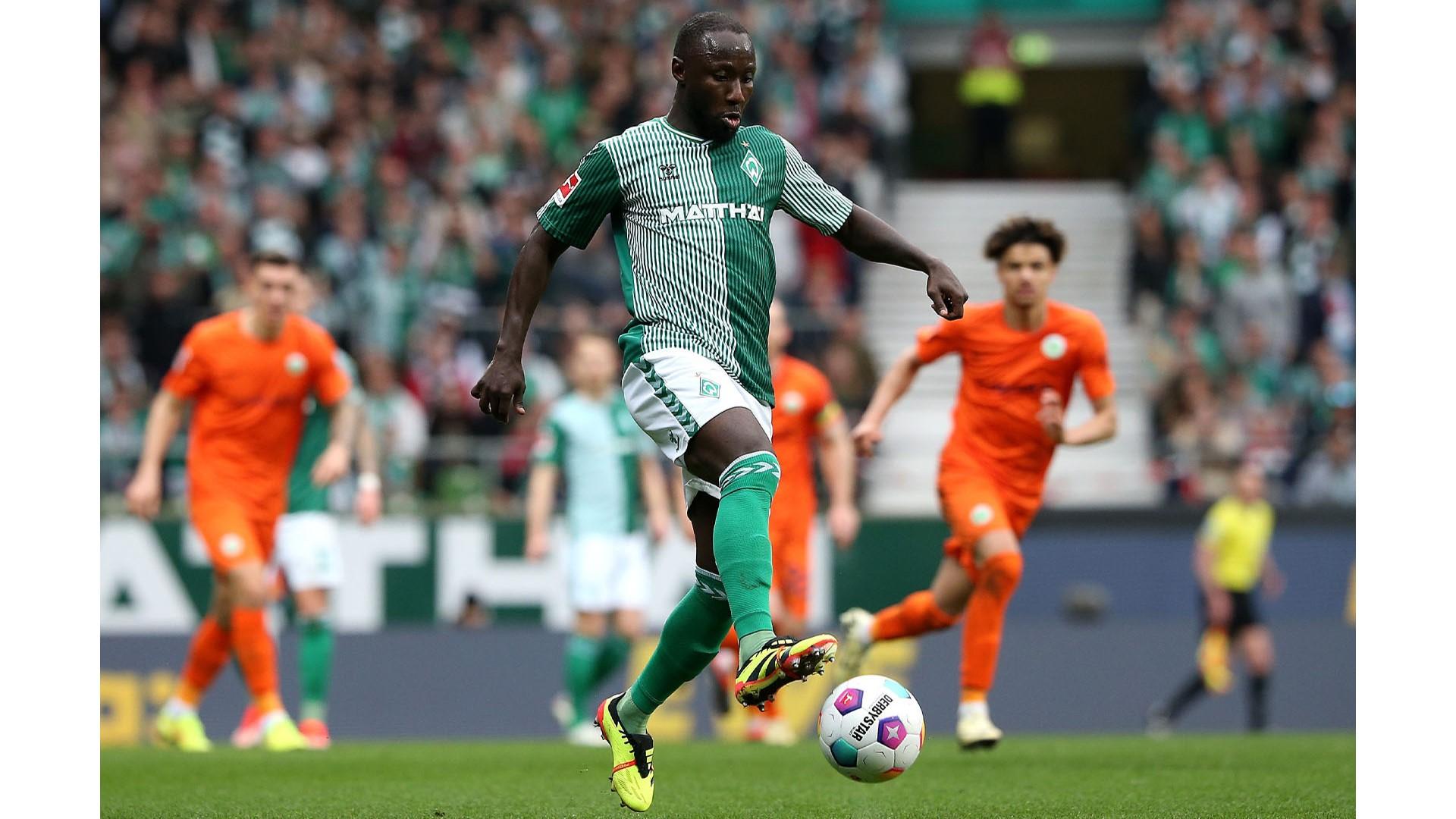 Den före detta Liverpoolspelaren Naby Keita är avstängd för resten av säsongen i sin nya klubb Werder Bremen.Foto: Cathrin Mueller/Getty Images