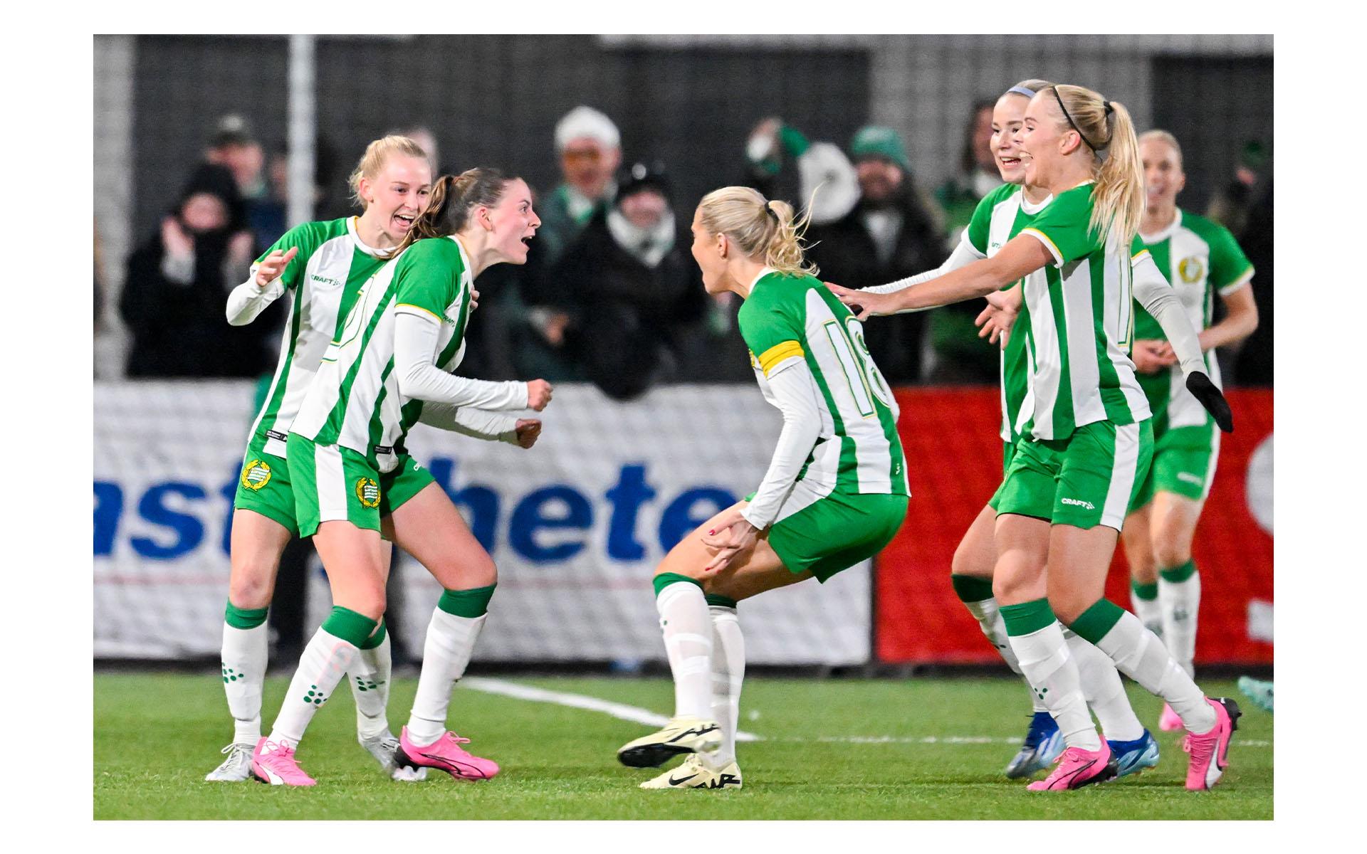 Hammarby inledde den damallsvenska säsongen med en seger. Arkivbild. Foto: Henrik Montgomery/TT