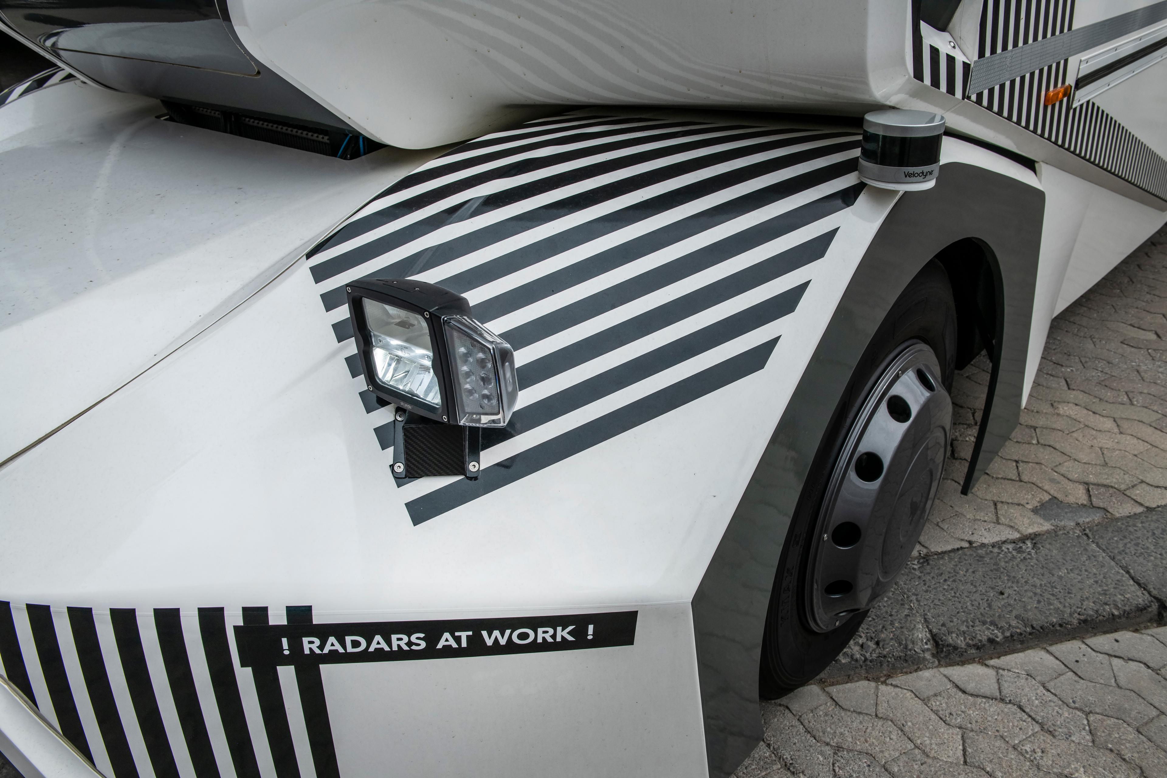 Företaget Einrides självkörande elektriska lastbil "T/Pod". Arkivbild. Foto: Joakim Ståhl/SvD/TT