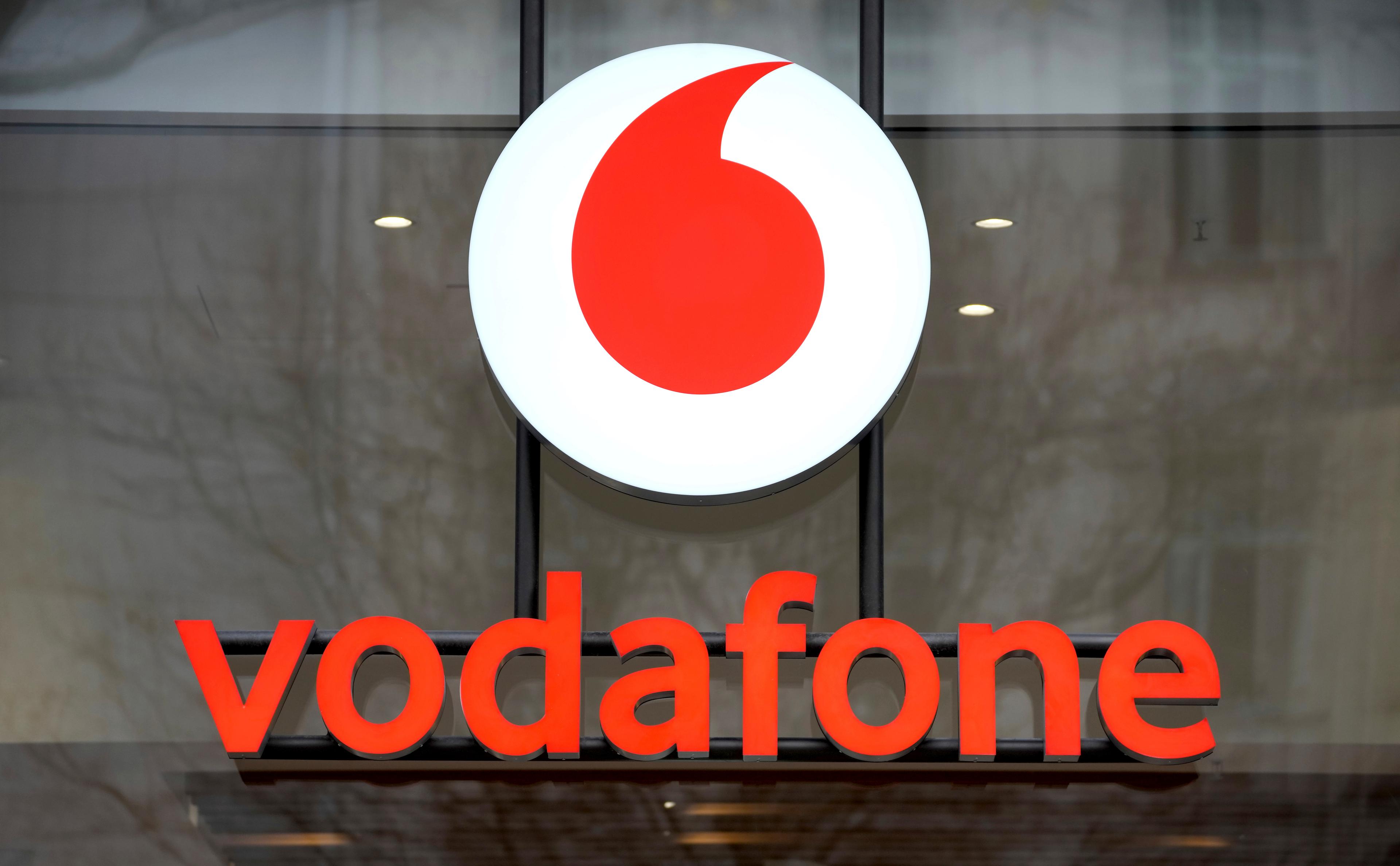 Oväntat stark prognos för räkenskapsåret från Vodafone. Arkivbild. Foto: Michael Sohn AP/TT