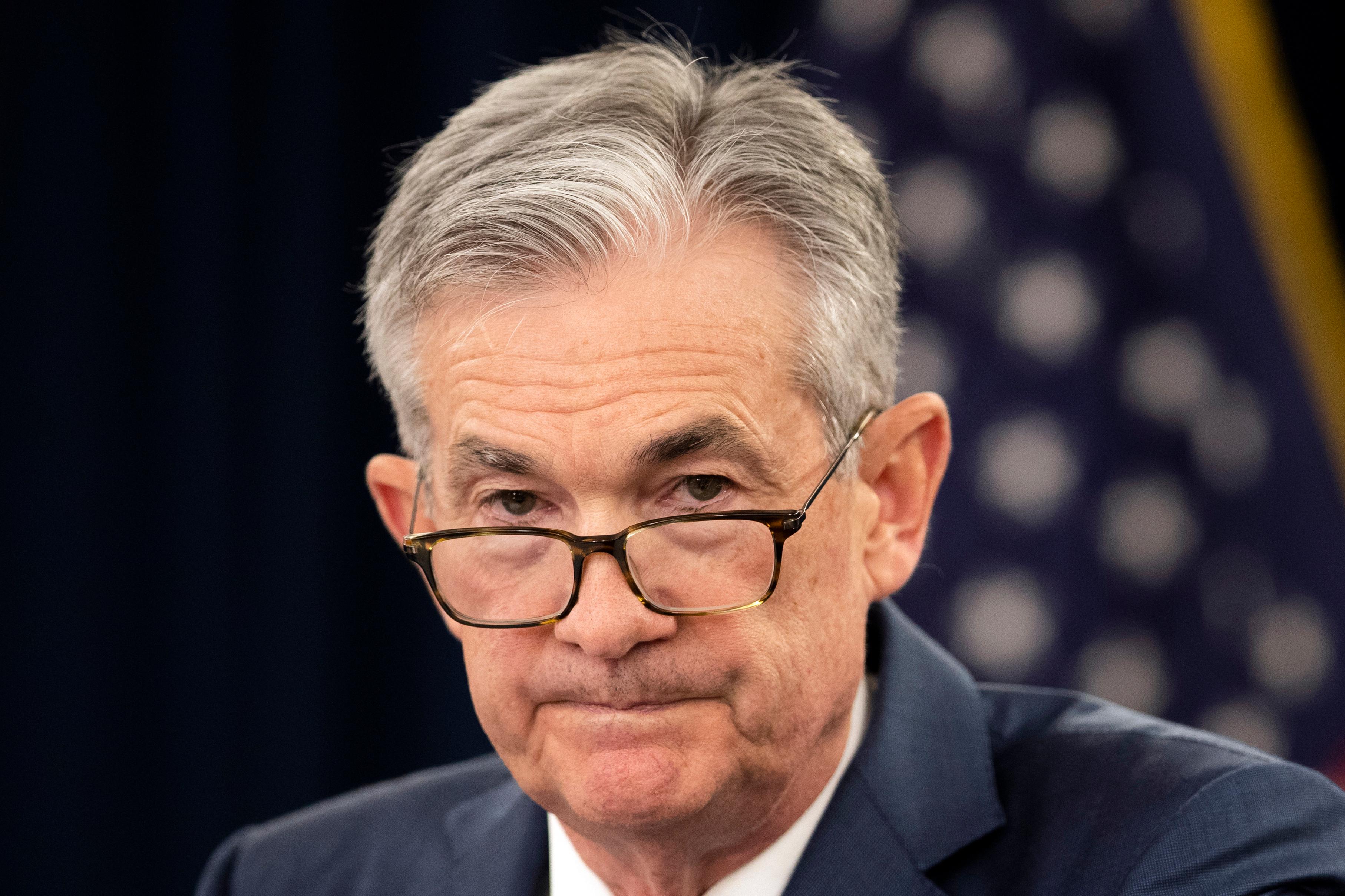 Det har kommit en ny laddning inflationssiffror för USA:s centralbank, med chefen Jerome Powell, att förhålla sig till i sin räntepolitik. Arkivbild. Foto: Manuel Balce Ceneta AP/TT