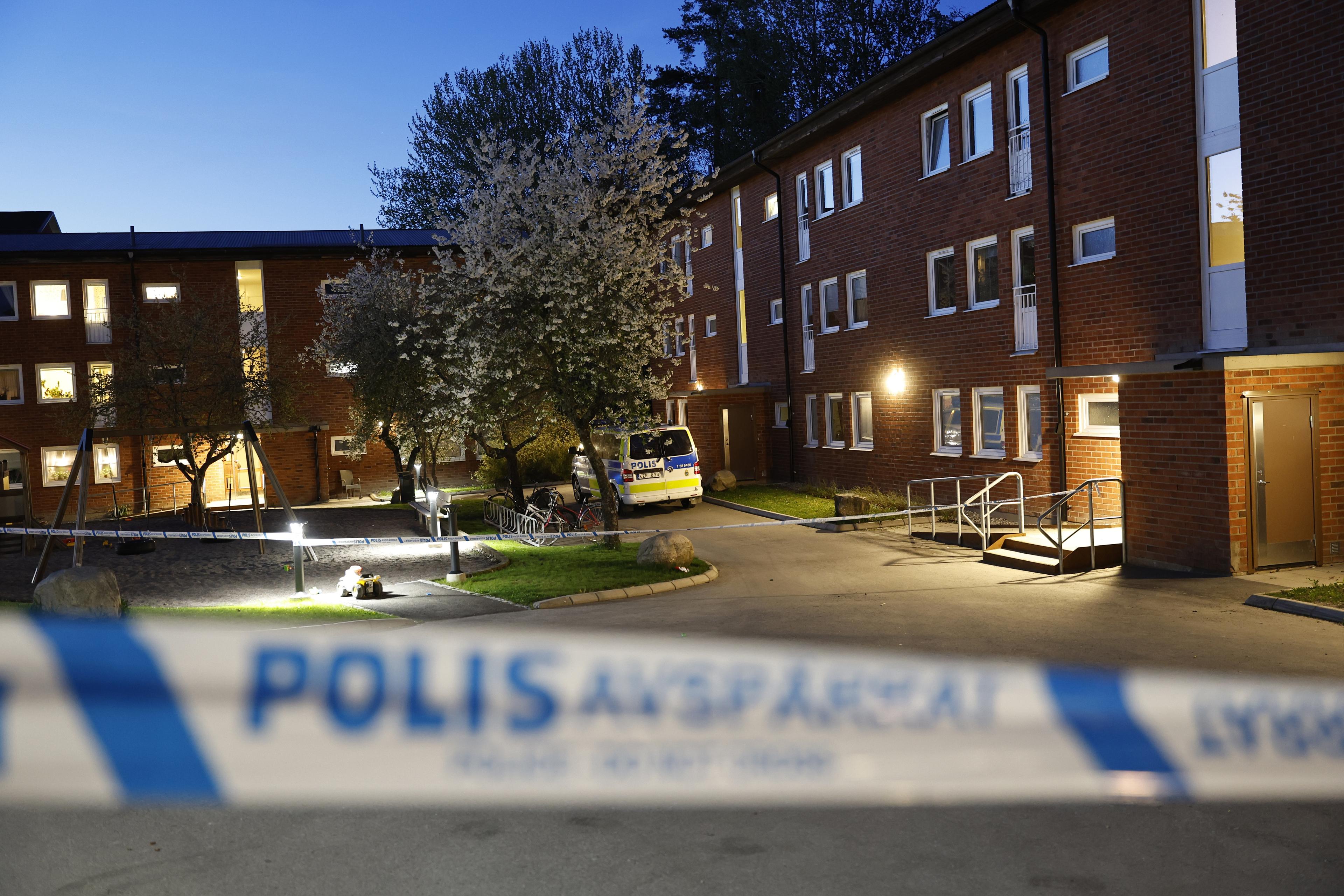 Det var under onsdagskvällen som en person hittades skjuten i Salem. Foto: Fredrik Persson/TT