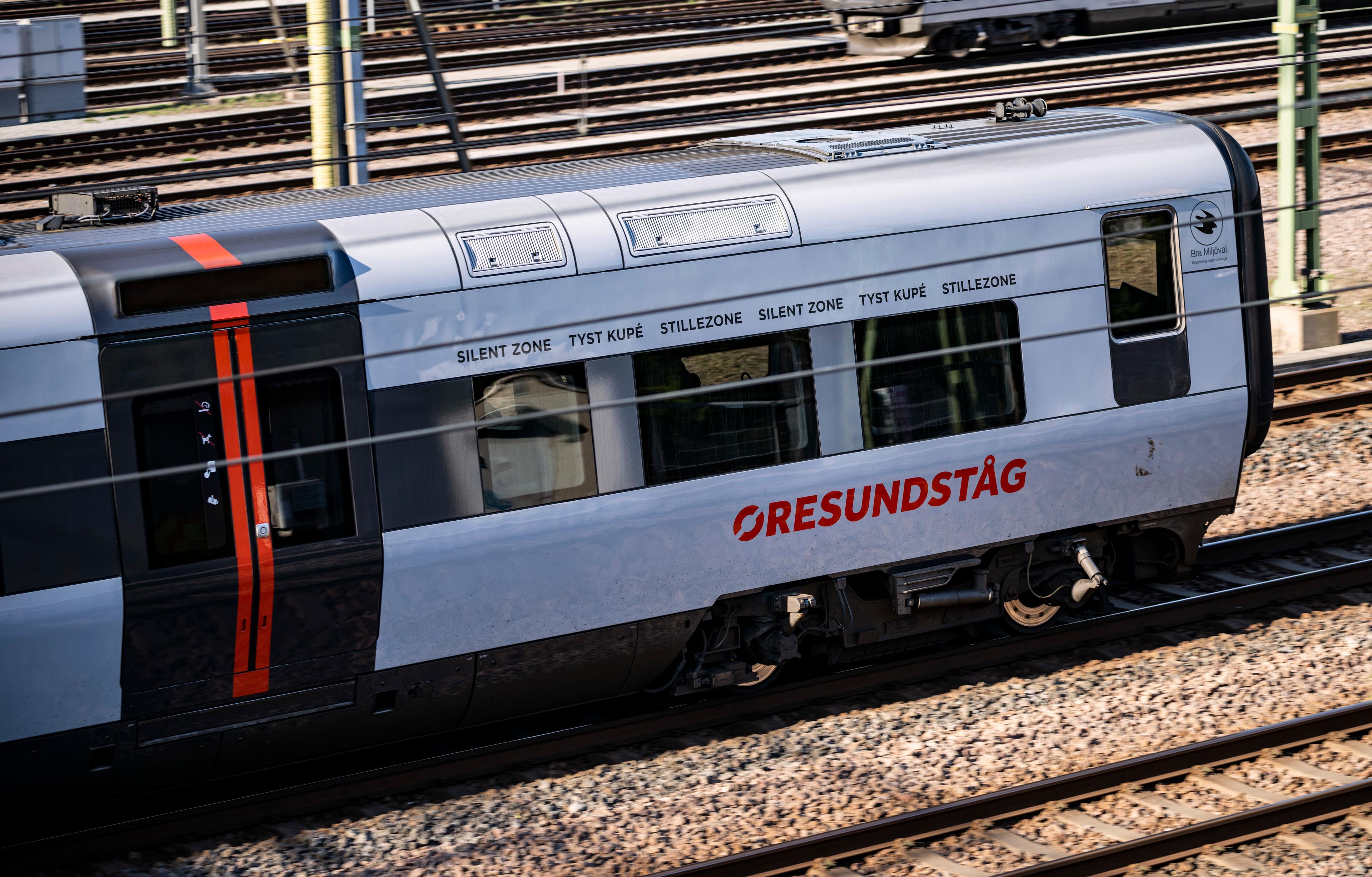 Ett tågstopp söder om Göteborg påverkar bland annat Öresundstågen. Arkivbild. Foto: Johan Nilsson/TT