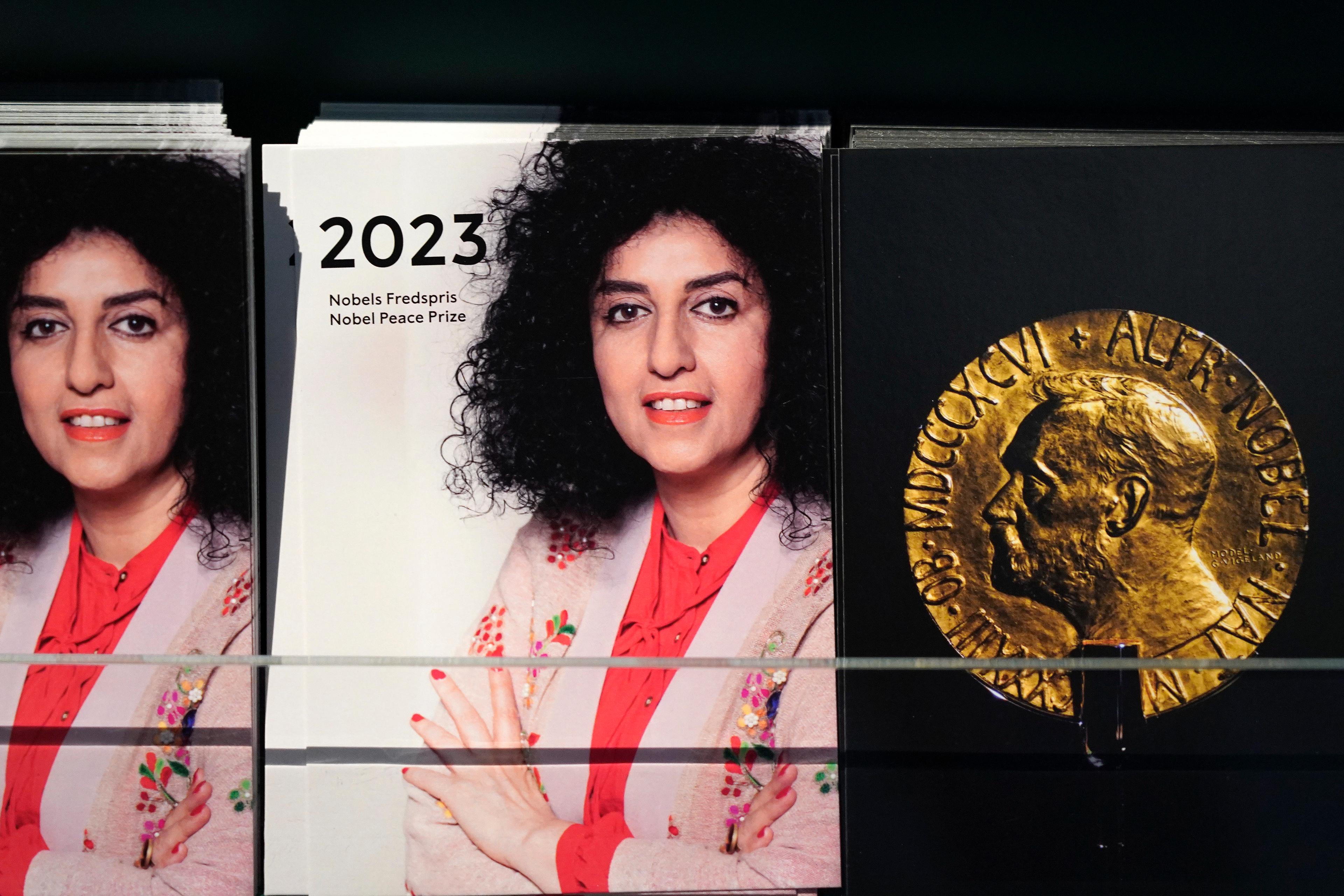 Narges Mohammadi tilldelades Nobels fredspris 2023. Arkivbild. Foto: Gorm Kallestad/NTB/TT