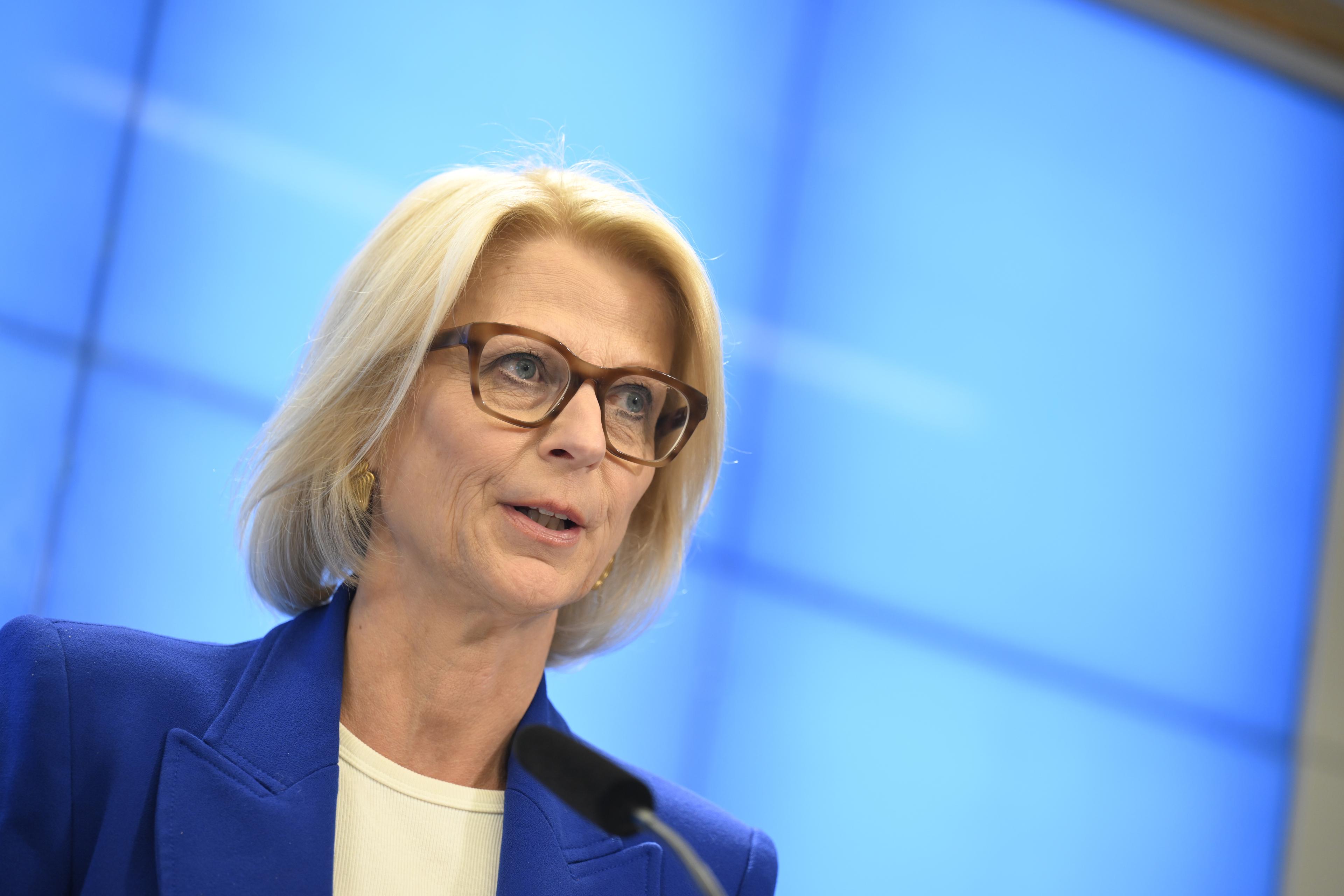 Finansminister Elisabeth Svantesson (M). Arkivbild. Foto: Pontus Lundahl/TT