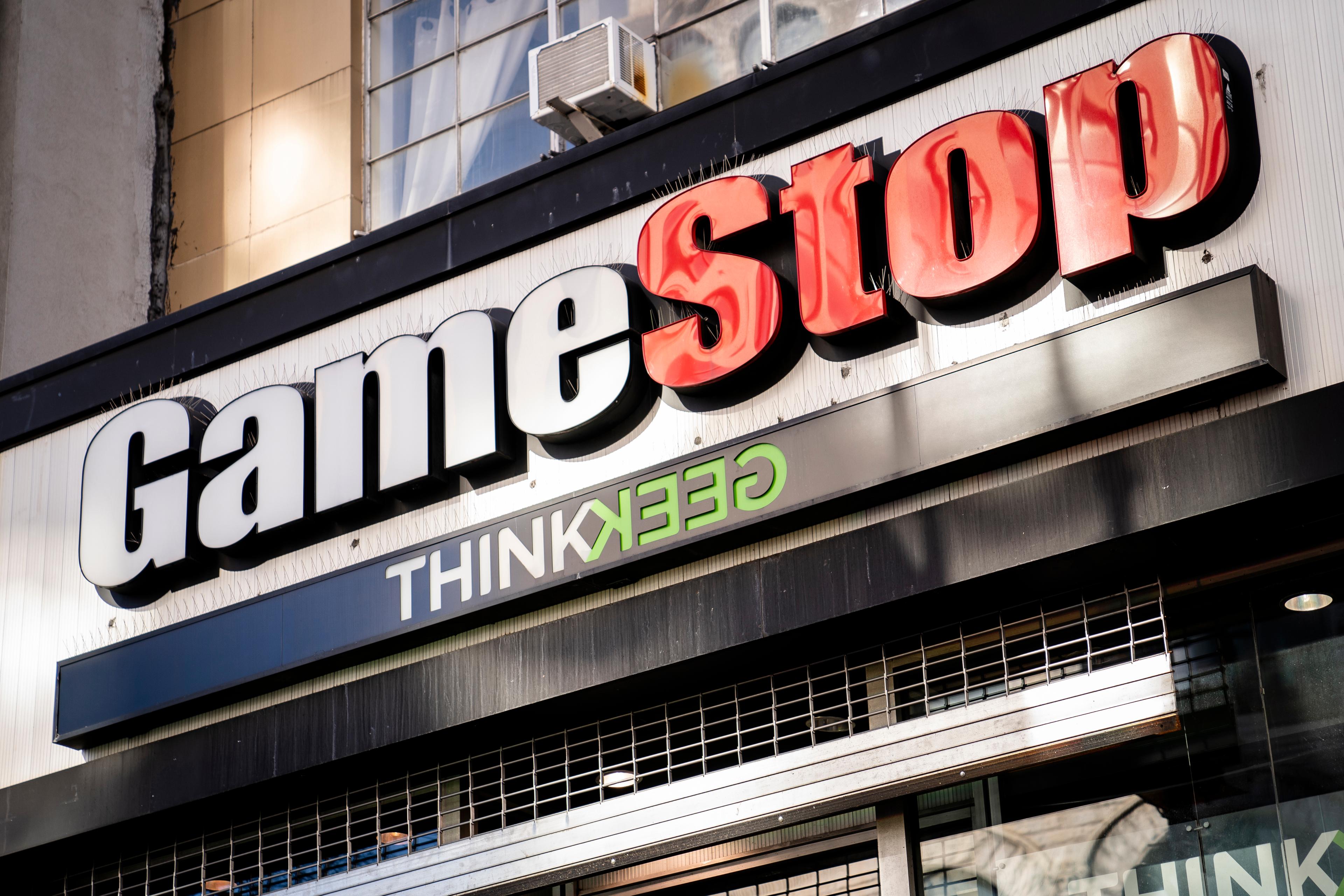 Gamestops aktie rusade på USA-börsen. Arkivbild. Foto: John Minchillo/AP/TT