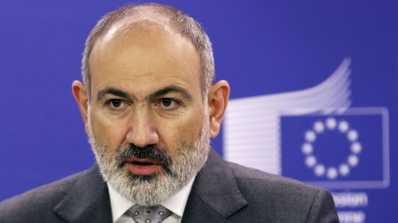 Armeniens premiärminister Nikol Pashinyan. Arkivbild. Foto: Johanna Geron/AP/TT
