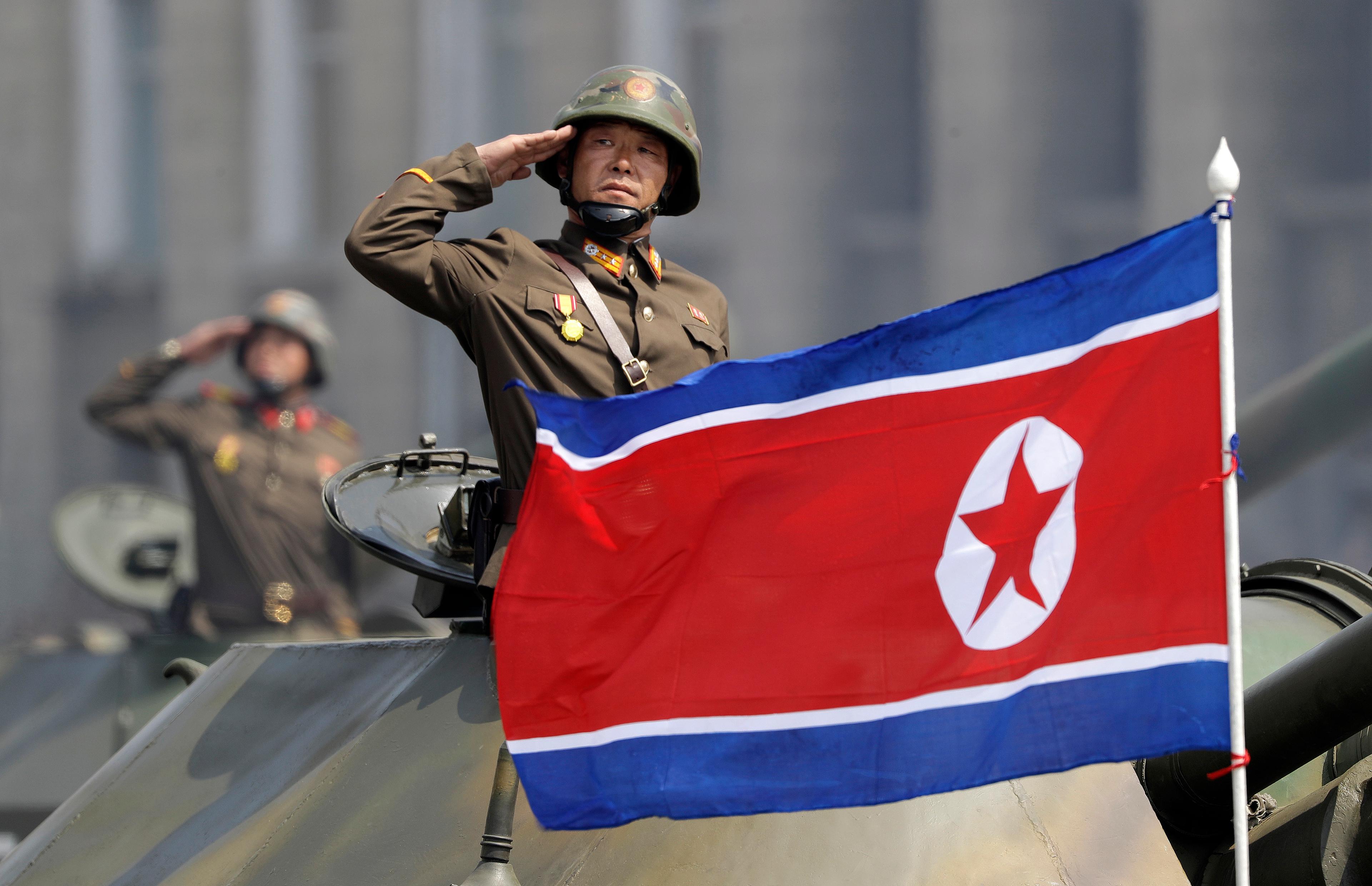 Nordkorea har skjutit upp en robot. Arkivbild. Foto: Wong Maye-E/AP/TT