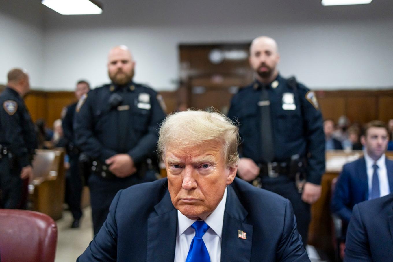 Den tidigare presidenten är numera dömd för brott i domstol. Foto: Justin Lane Pool/Getty Images