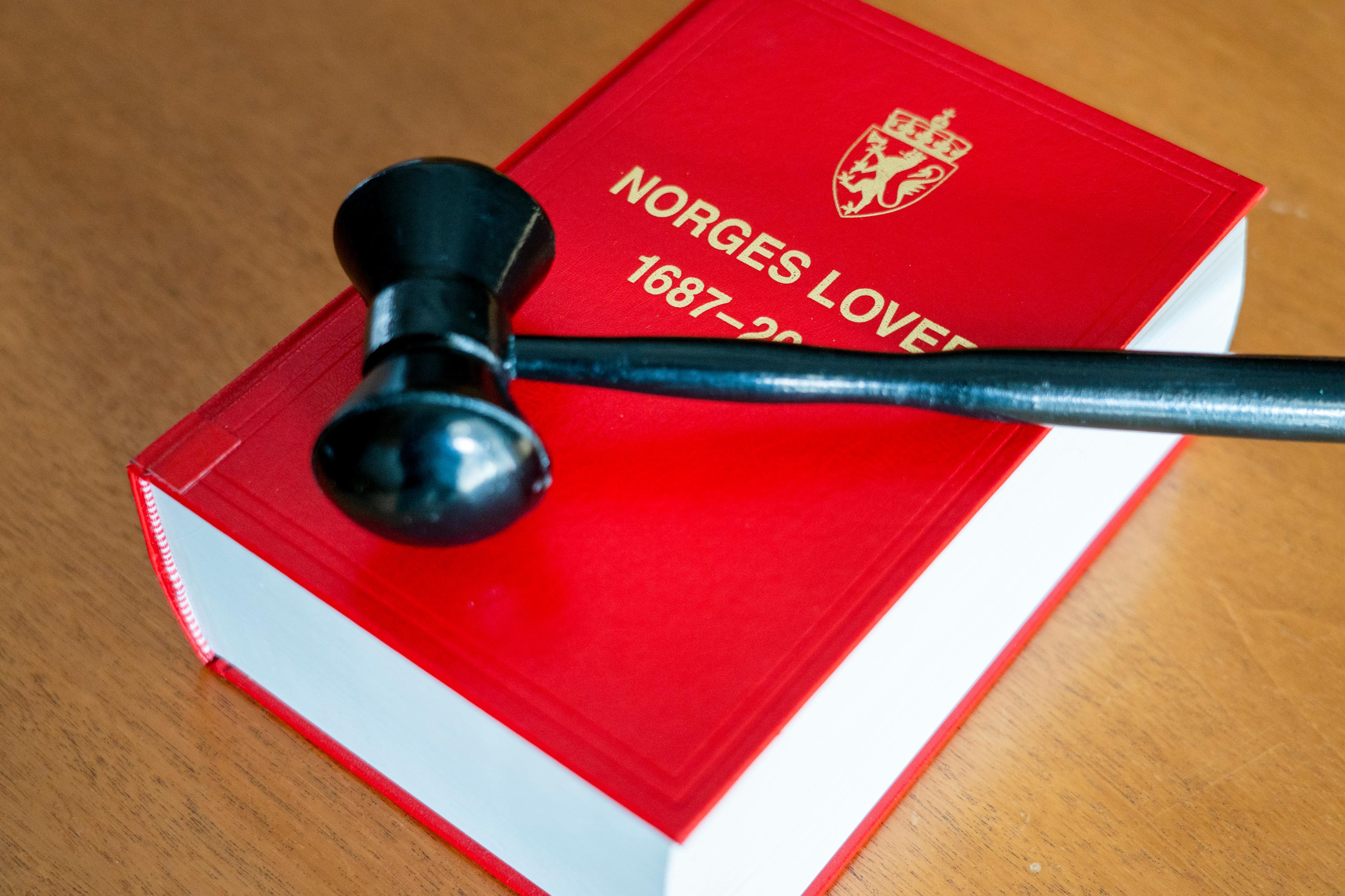 Norges lagbok. Arkivbild. Foto: Gorm Kallestad/NBT/TT