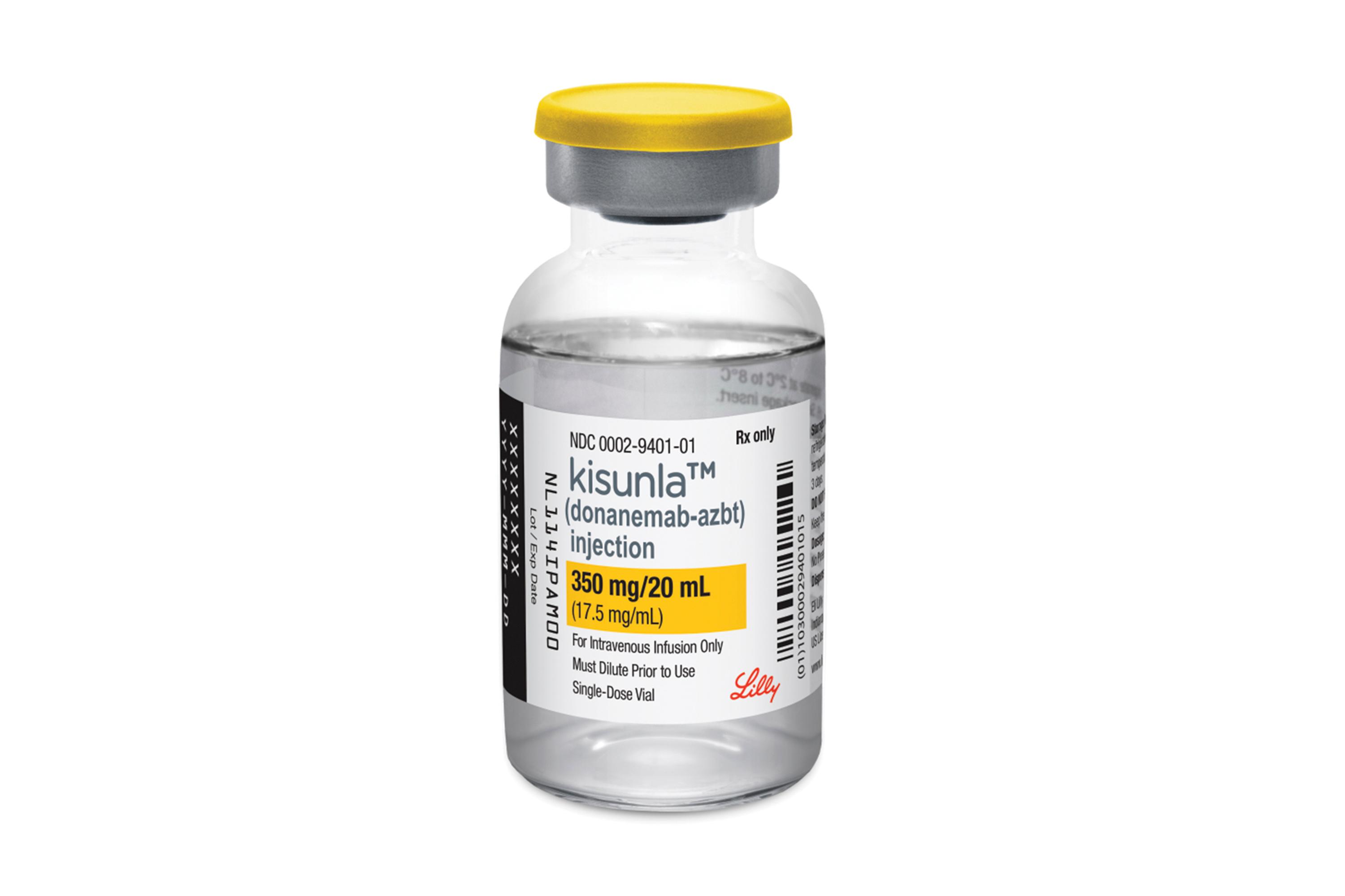 Den nya alzheimermedicinen Kisunla. Pressbild. Foto: Eli Lilly/AP/TT