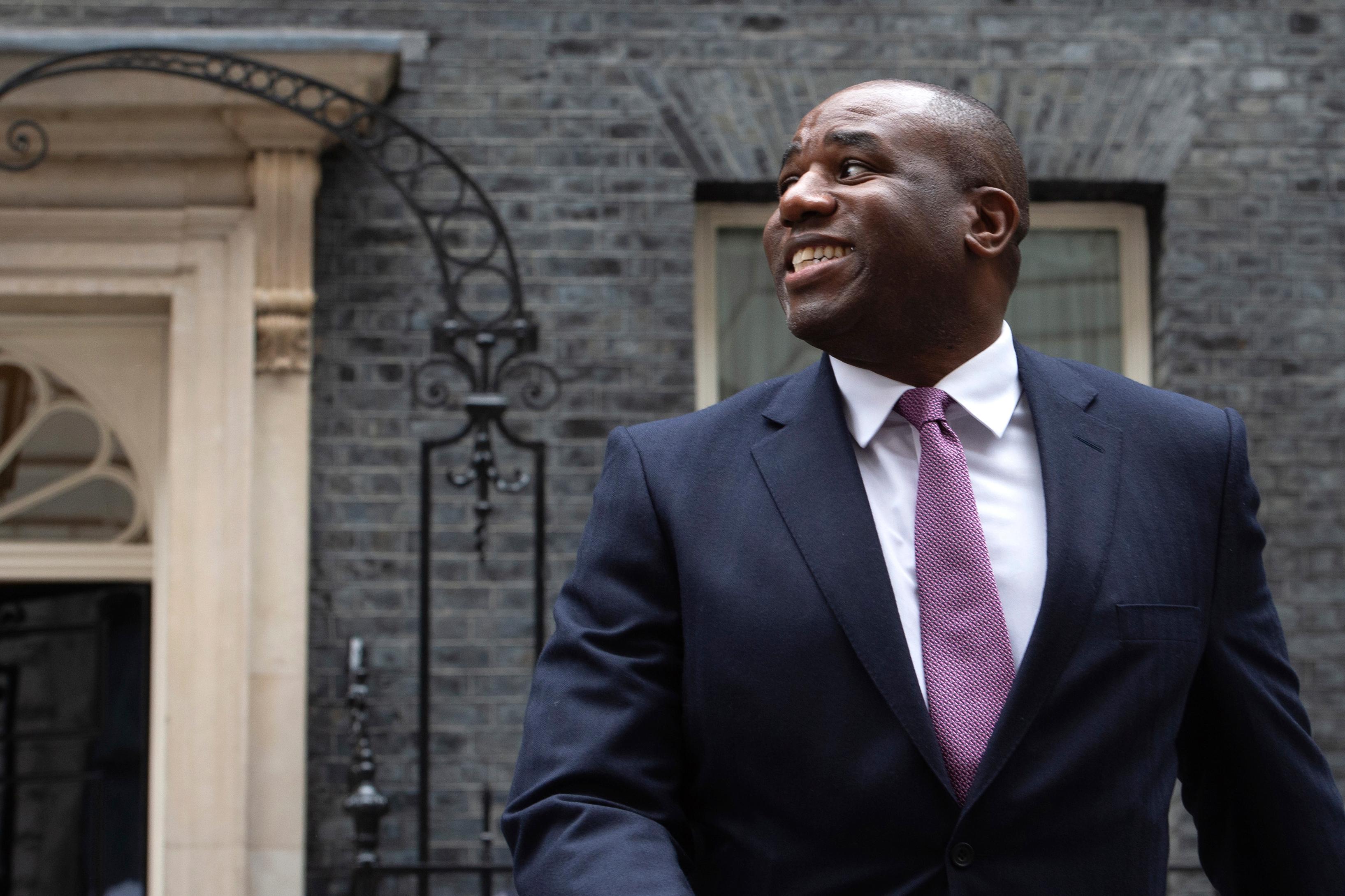 Storbritanniens utrikesminister David Lammy. Arkivbild. Foto: Thomas Krych/AP/TT