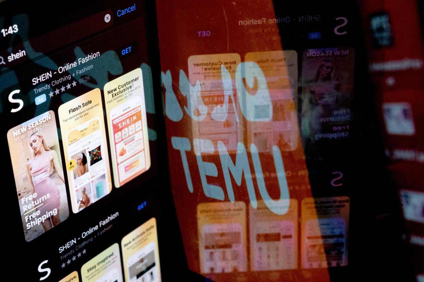 De kinesiska ”ultra-fast-fashion”-bolagen Temu och Shein har snabbt tagit över stora marknadsandelar i Sverige och övriga västvärlden. Foto: Stefani Reunolds/AFP Via Getty Images