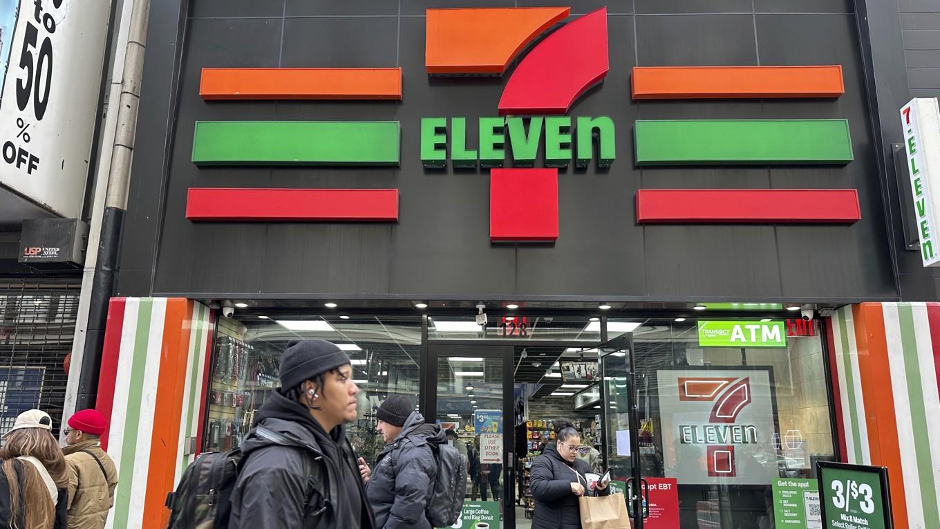 En av 7-Elevens butiker. Arkivbild. Foto: Ted Shaffrey/AP/TT