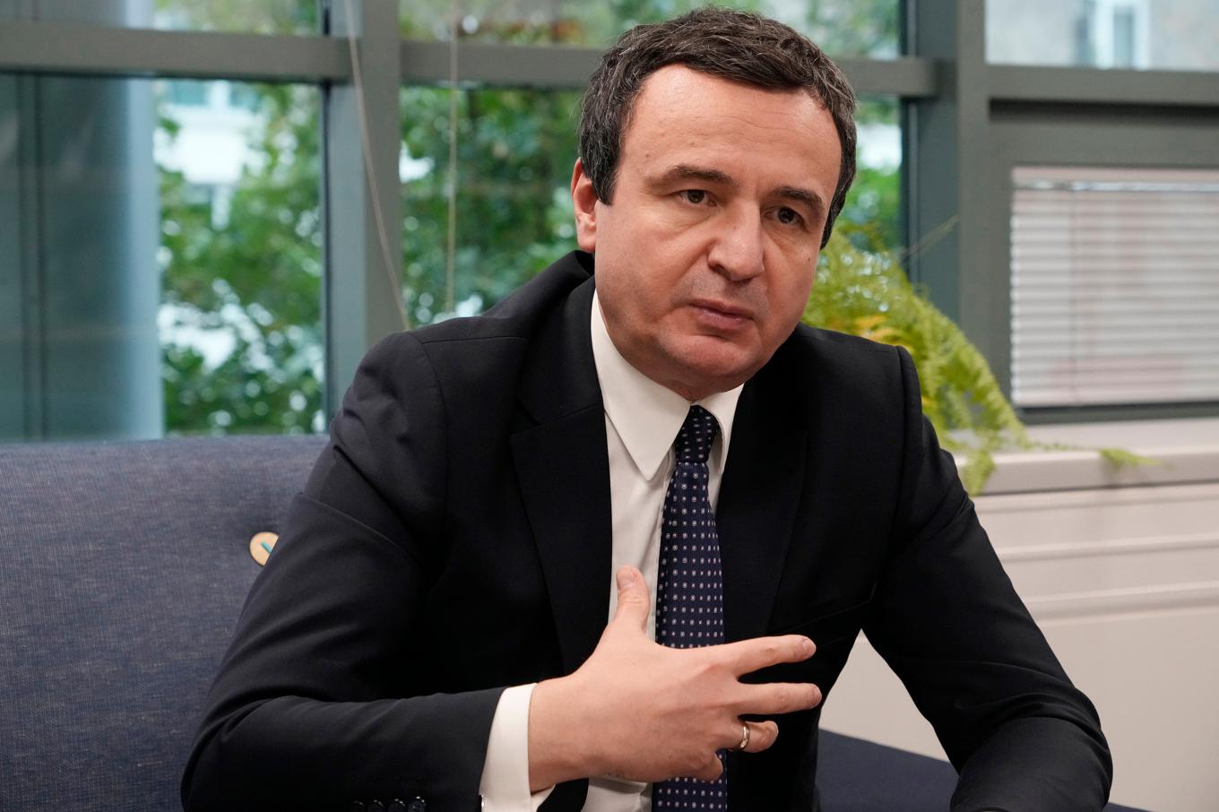 Kosovos premiärminister Albin Kurti. Arkivbild. Foto: Czarek Sokolowski/AP/TT