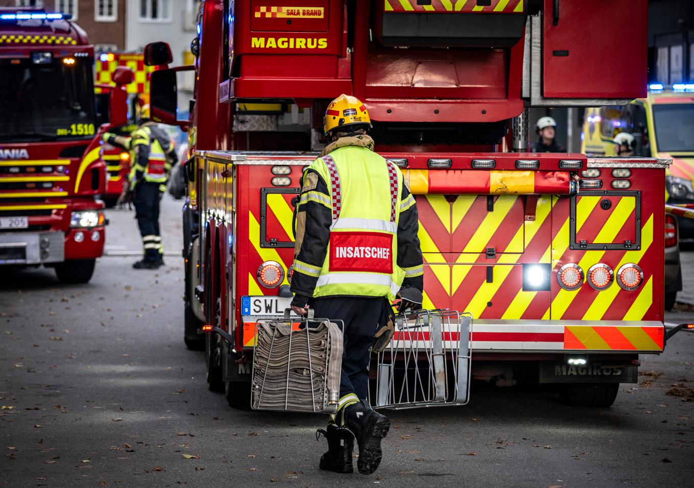 Branden är ännu inte under kontroll. Arkivbild. Foto: Johan Nilsson/TT