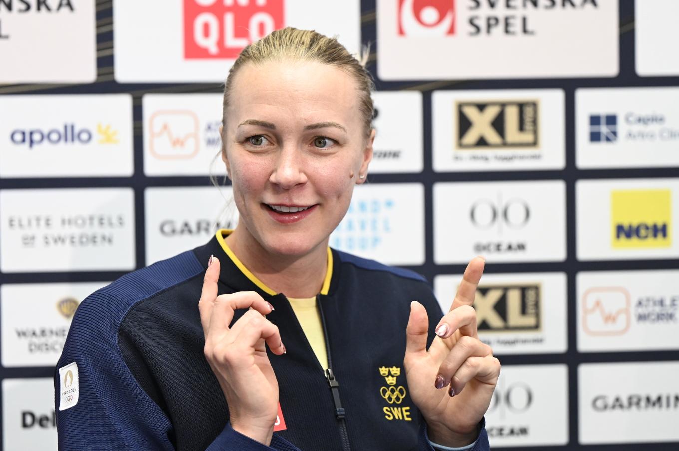 Sarah Sjöström tar en tävlingspaus under 2025 för att orka med satsning mot OS i Los Angeles om fyra år. Arkivbild. Foto: Christine Olsson/TT