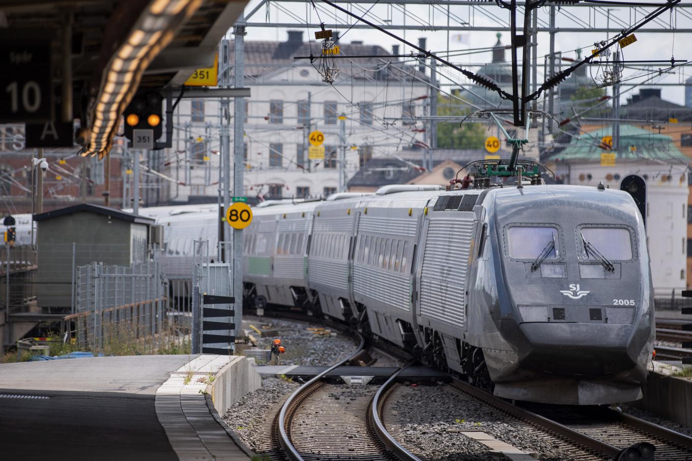 Tågtrafiken mellan Göteborg och Stockholm rullar igen efter tågkaoset förbi Laxå. Arkivbild. Foto: Caisa Rasmussen/TT