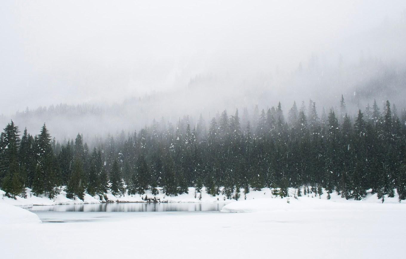 Snö så långt ögat når. Foto: Adam Chang