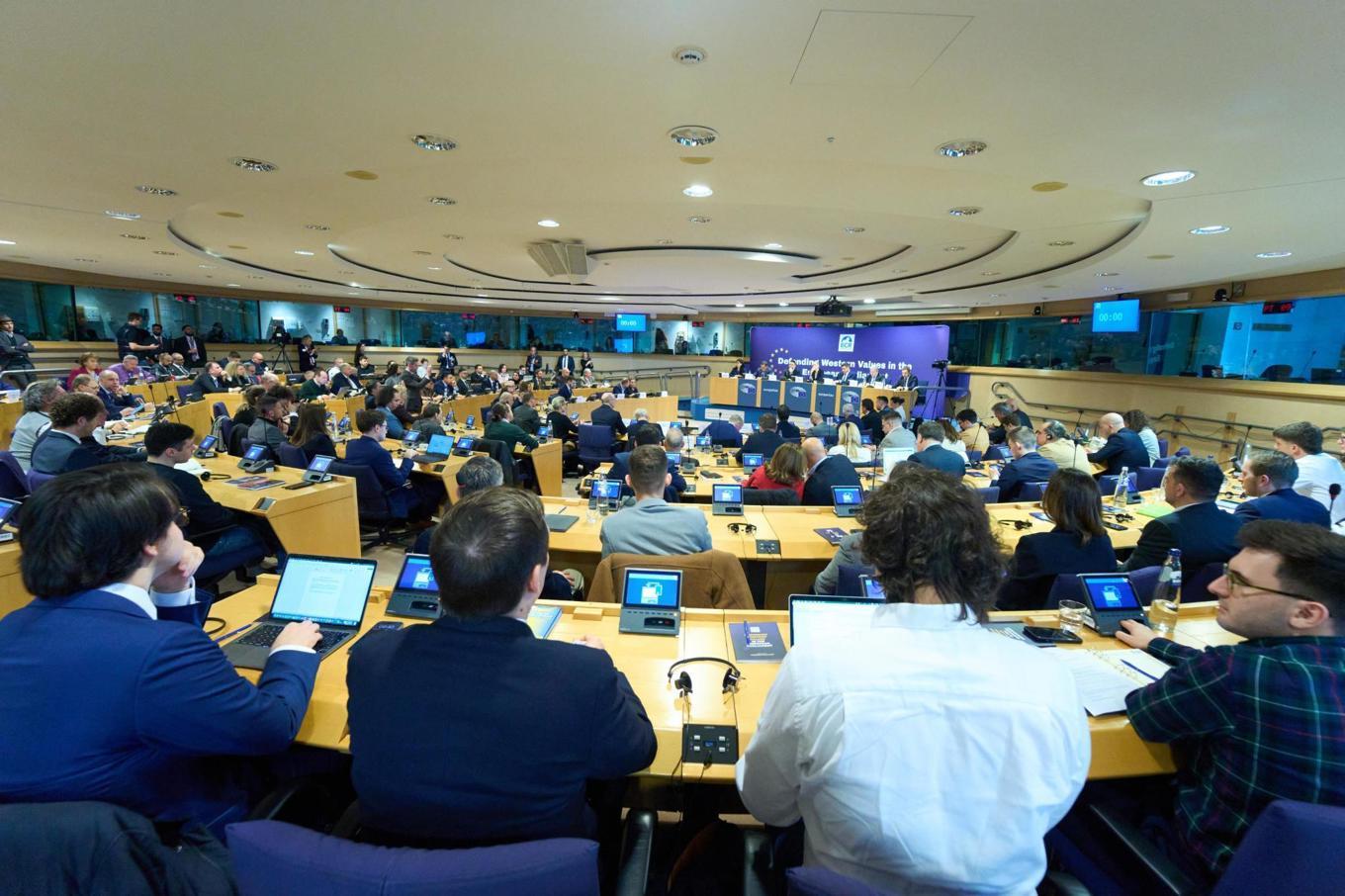 En bild från konferensen i Europaparlamentet i slutet av januari. Foto: Make Europe Great Again
