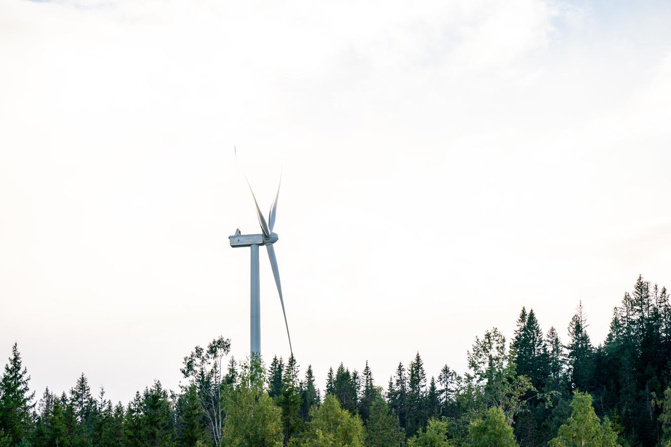 Ett vindkraftverk brann vid en soptipp i Sotenäs kommun. Arkivbild. Foto: Annika Byrde