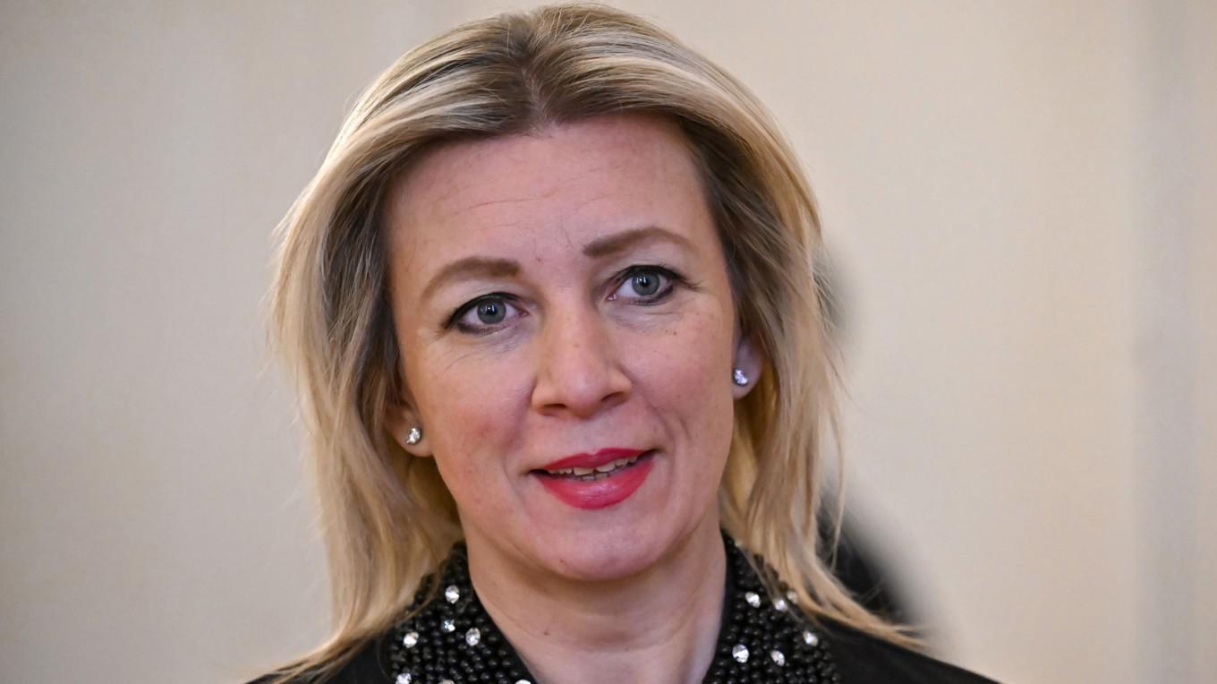 Maria Zacharova, talesperson för det ryska utrikesdepartementet. Arkivbild. Foto: Alexander Nemenov/Pool Photo via AP/TT