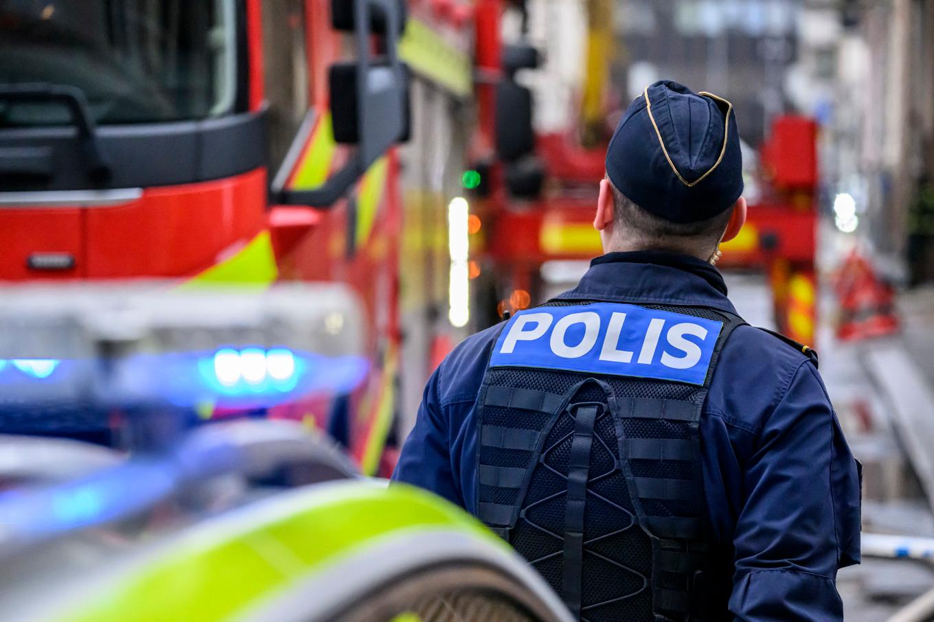 En industrianläggning började under natten till lördagen att brinna i Kilafors. Arkivbild. Foto: Johan Nilsson/TT