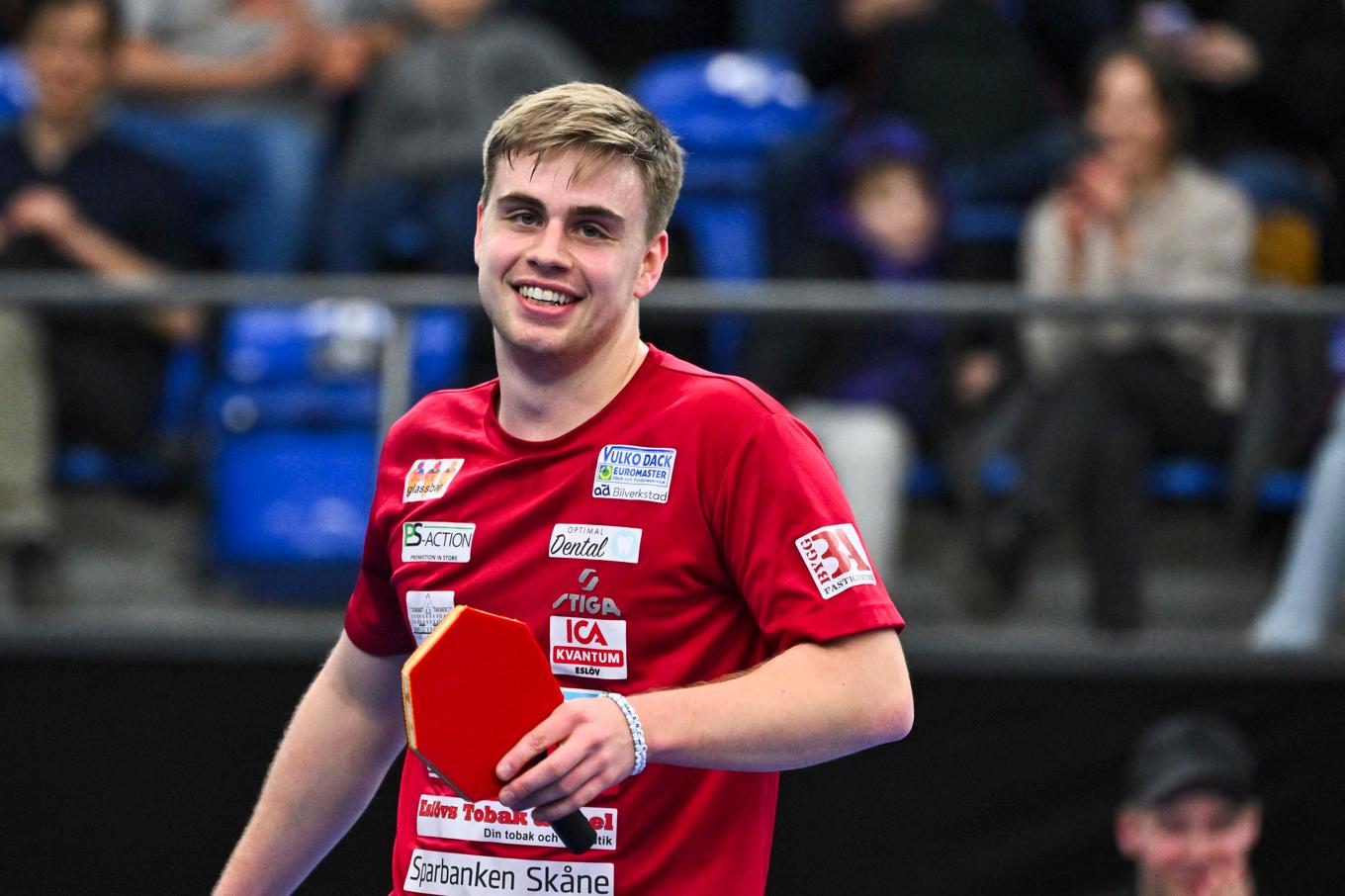 Truls Möregårdh är klar för kvartsfinal i bordtennisens världstour i Chongqing. Arkivbild. Foto: Claudio Bresciani/TT