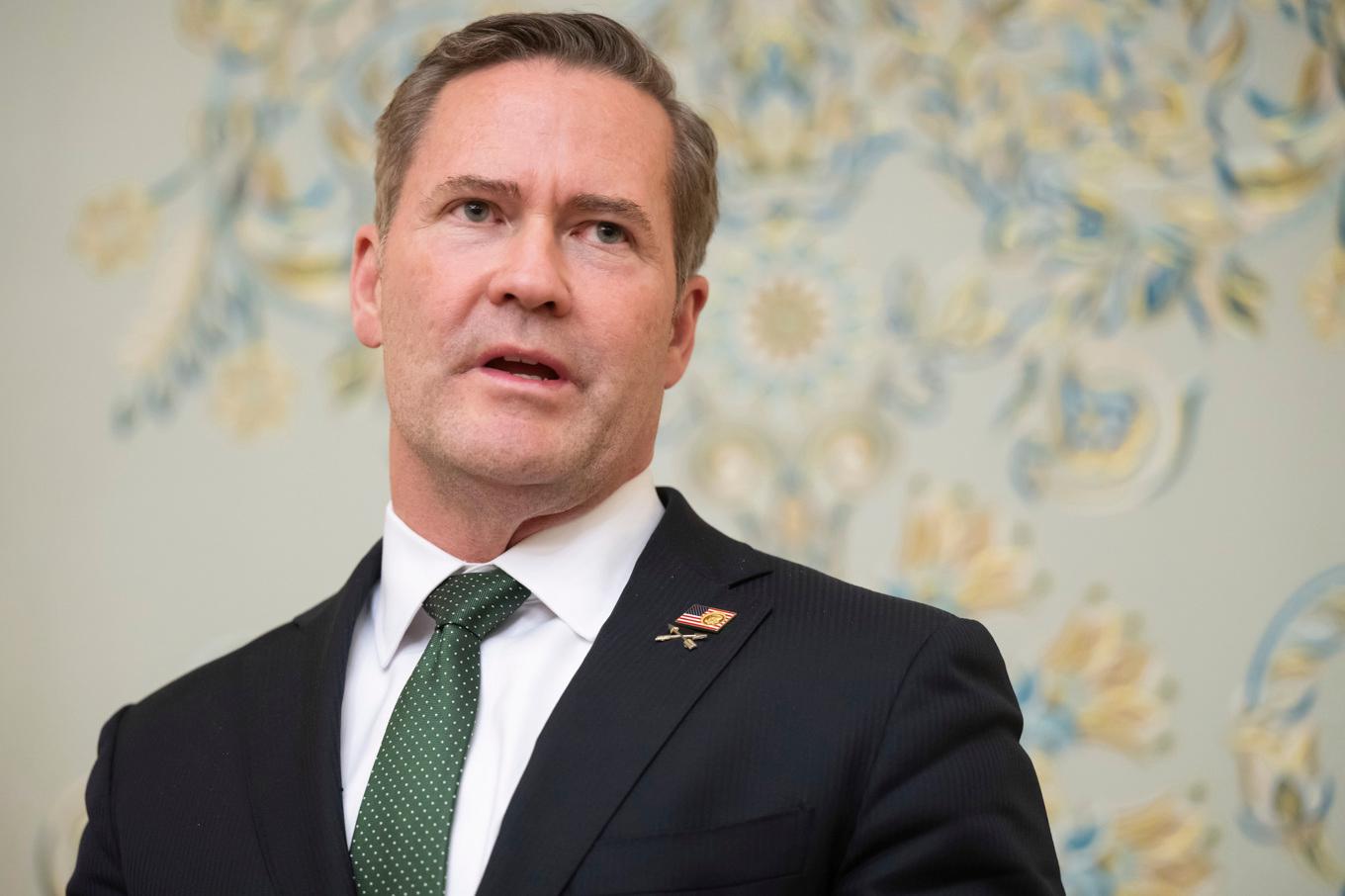 USA:s nationella säkerhetsrådgivare Mike Waltz. Bild tagen den 11 mars. Foto: Saul Loeb/AP/TT